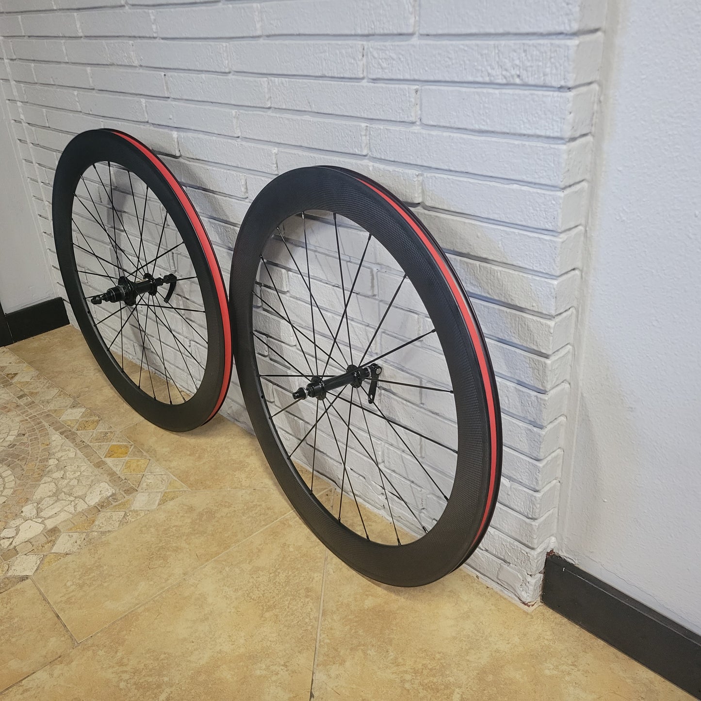Queen Carbon Road Bike Wheelset Rim Brake 60mm SRAM XDR 12 speed
