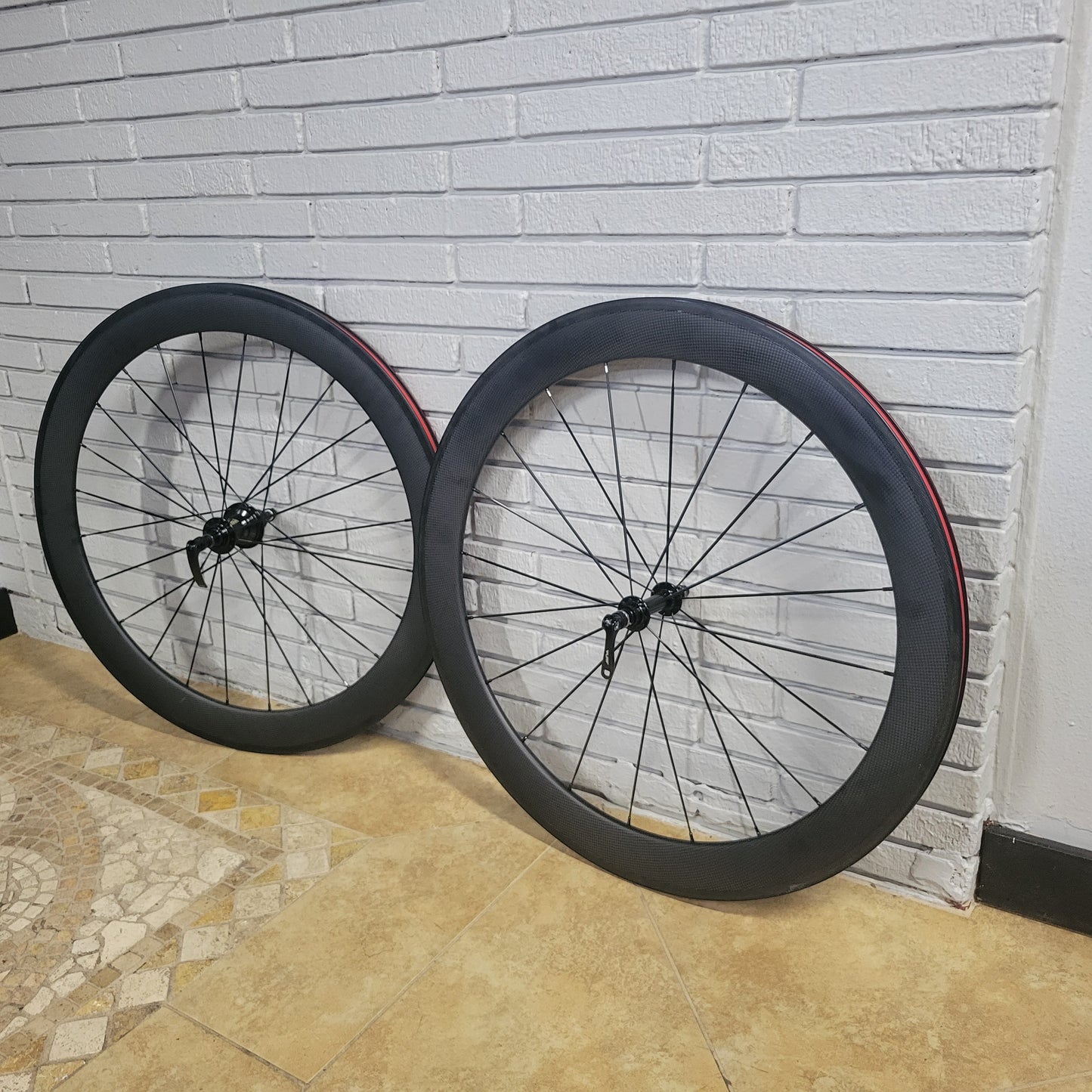 Queen Carbon Road Bike Wheelset Rim Brake 60mm SRAM XDR 12 speed