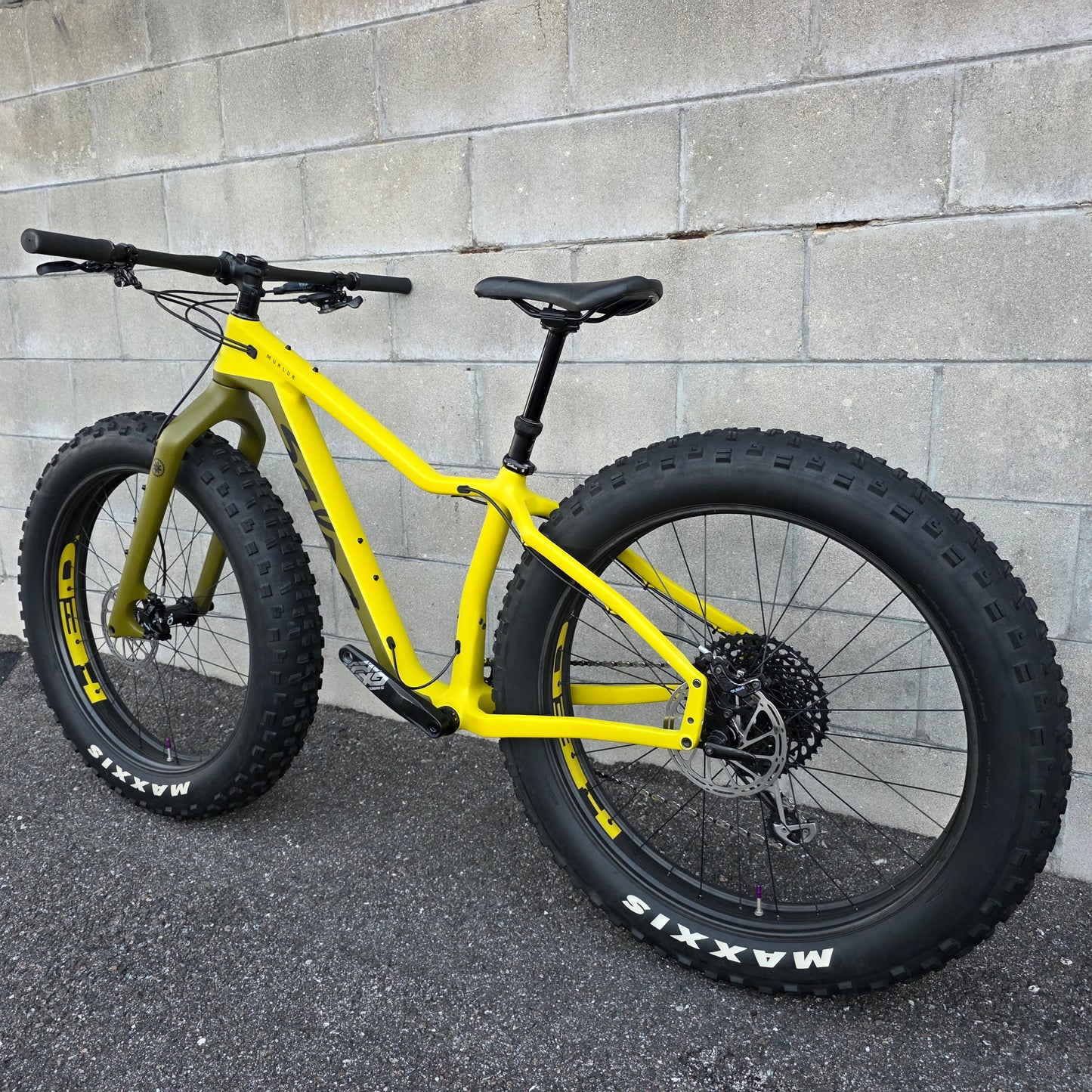 Salsa Mukluk XO1 Carbon FatBike (Small) HED Big Deal Carbon Wheelset
