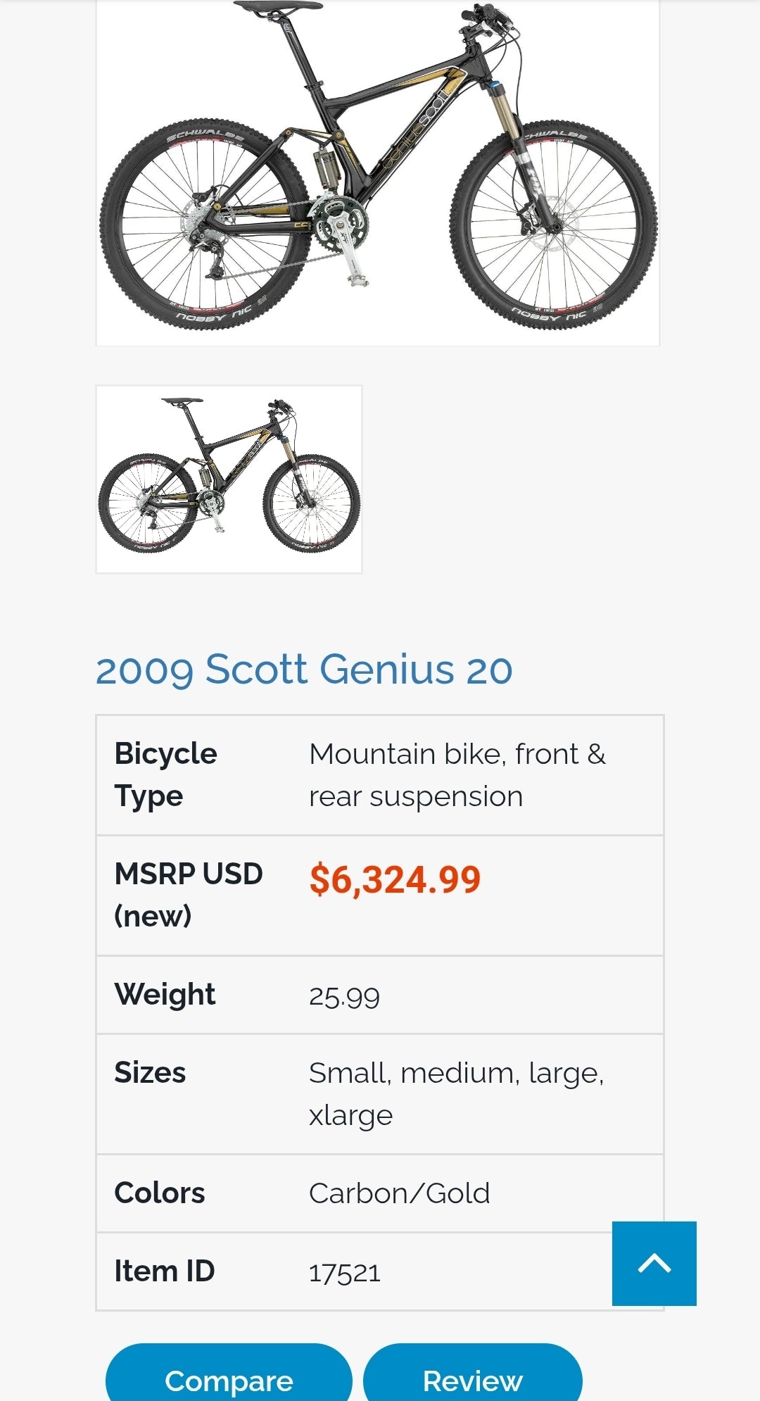 2009 Scott Genius 20 (Size XL)