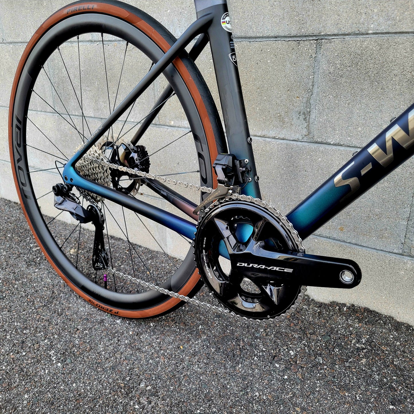 Specialized S-Works Roubaix (54cm) Di2, Alpinist wheels