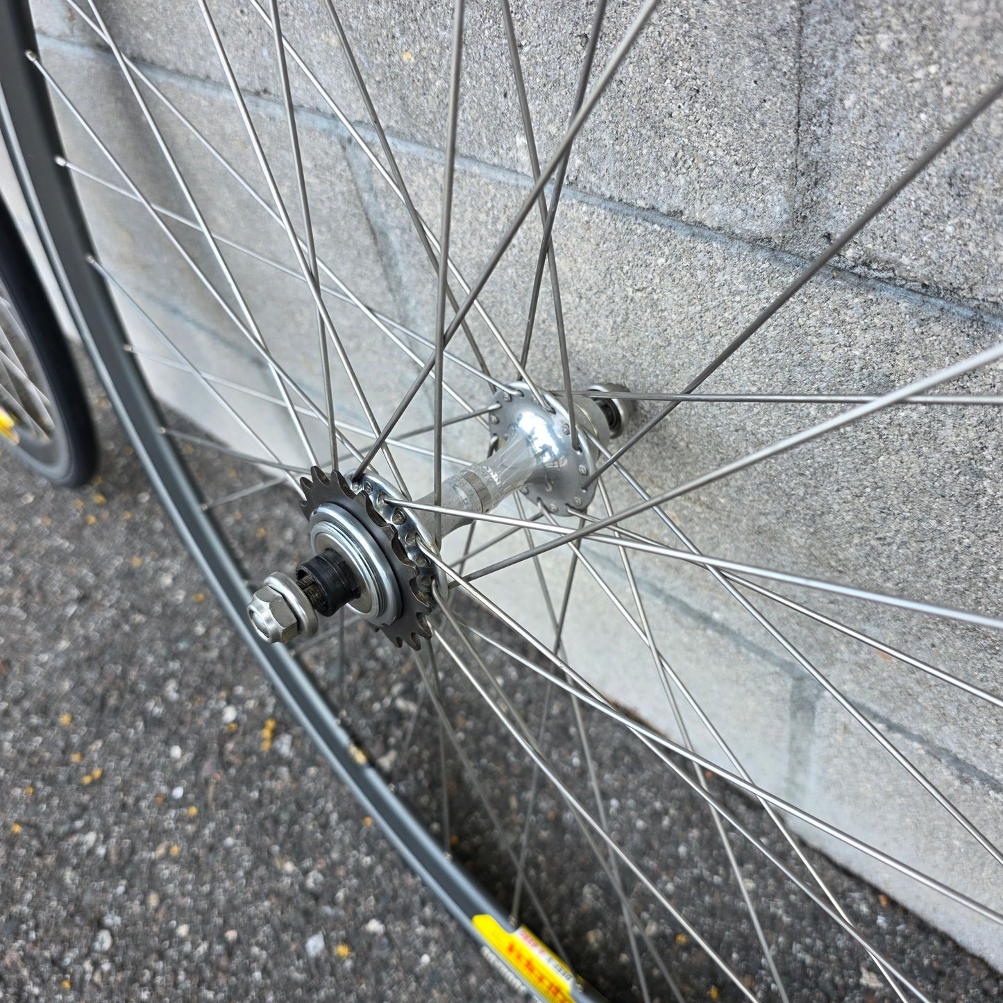 Velocity Deep V Campagnolo Track Fixed Single Speed Wheelset