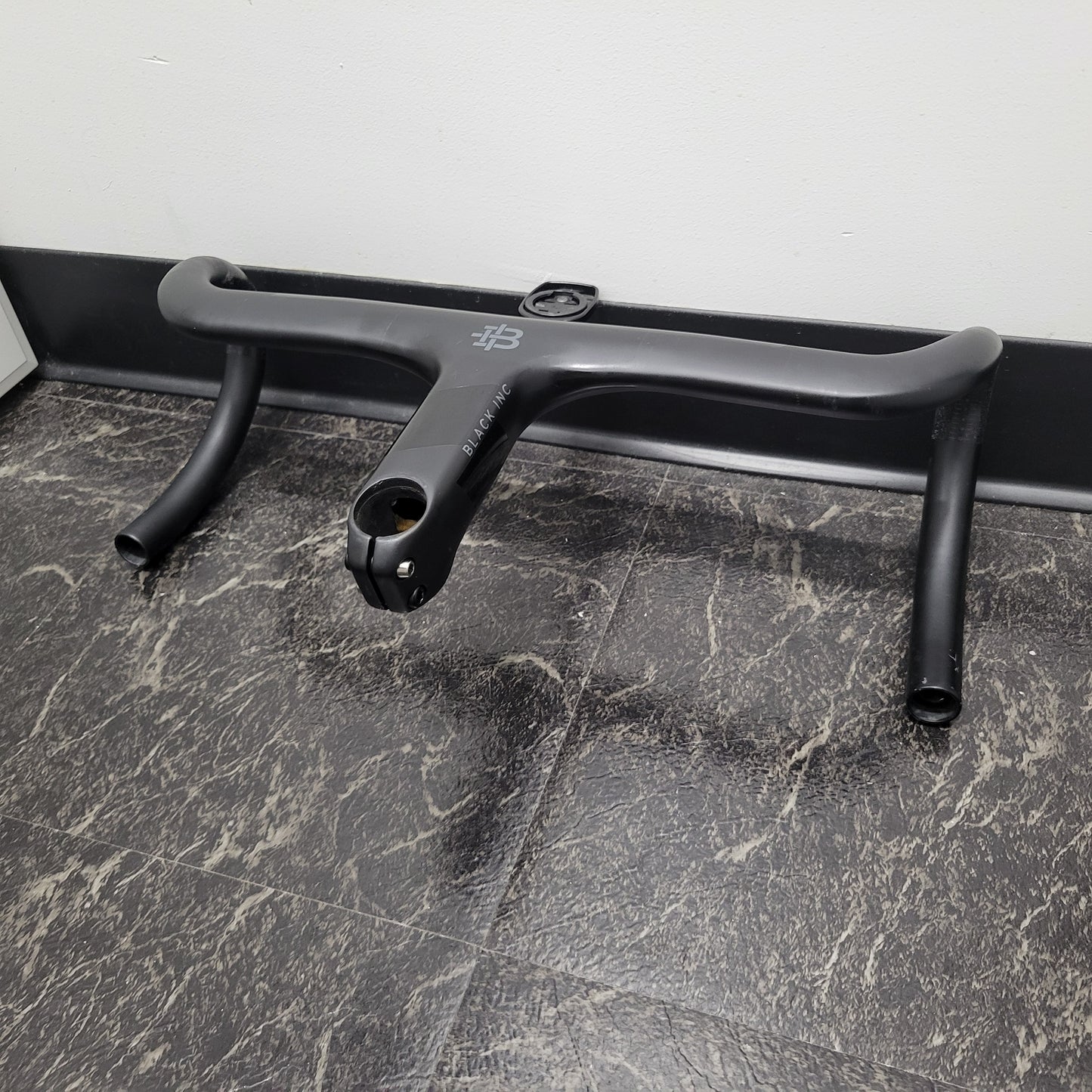 Black Inc Integrated Road Bar Stem 130mm 420mm Carbon