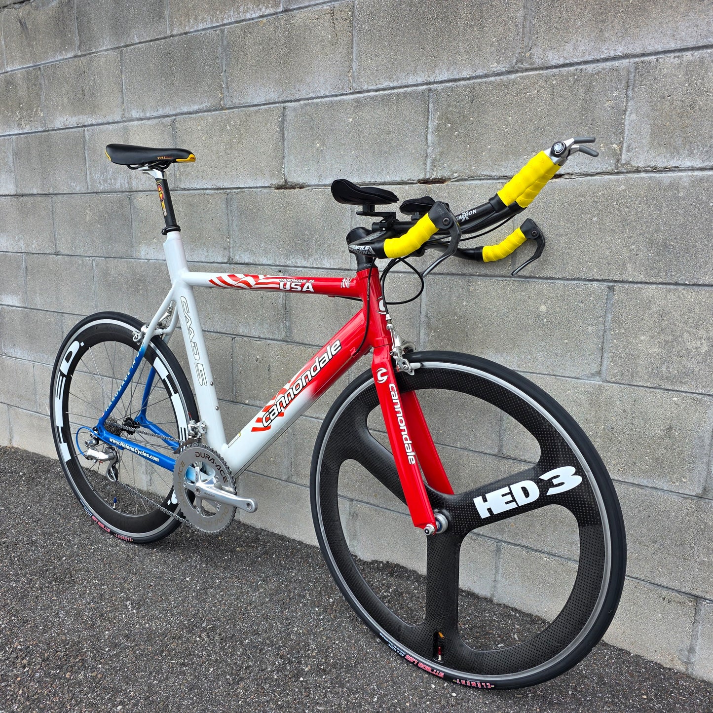 2002 Cannondale 9/11 Memorial Edition Ironman TT Tri Bike 58cm (Ultra Rare, 1 of 12)