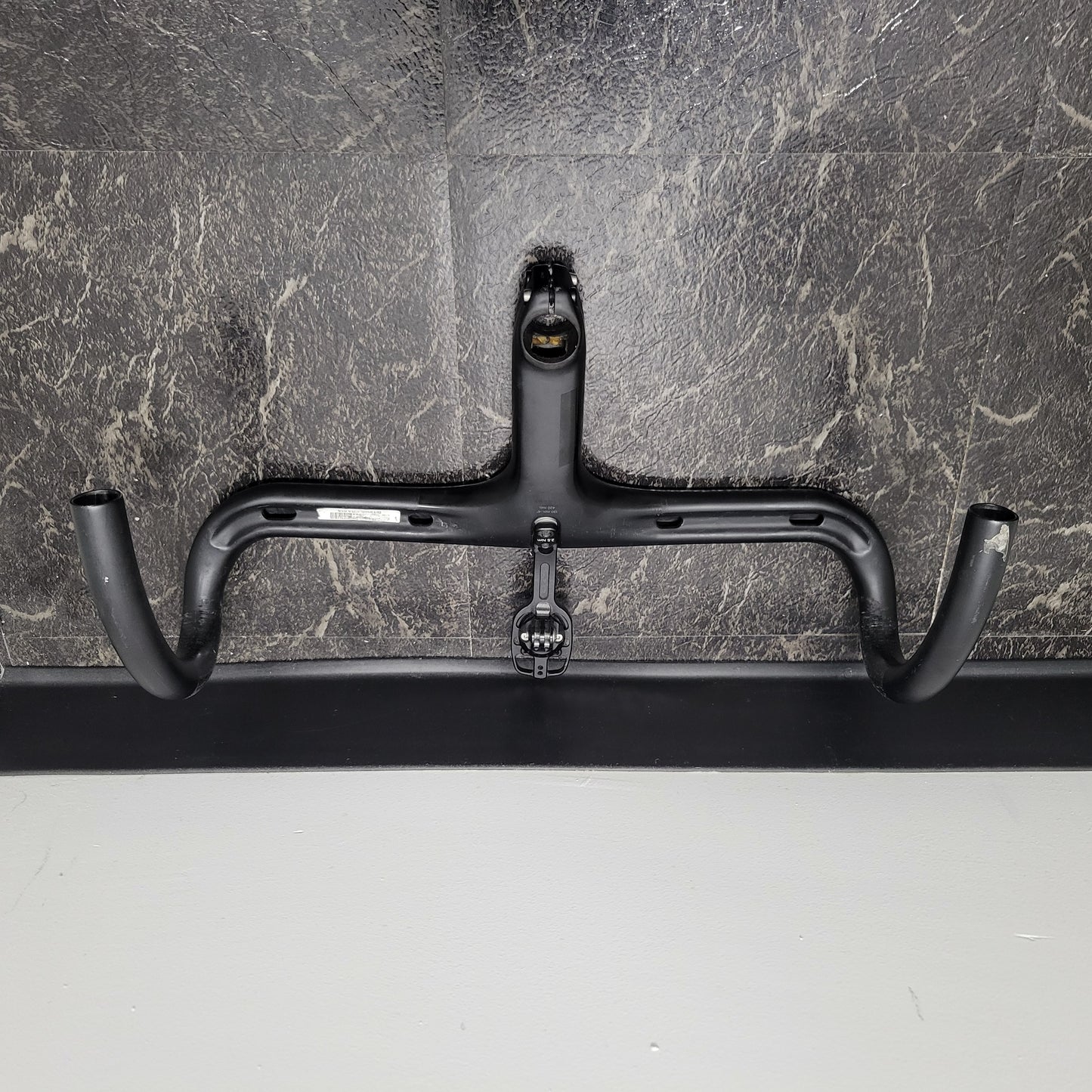 Black Inc Integrated Road Bar Stem 130mm 420mm Carbon