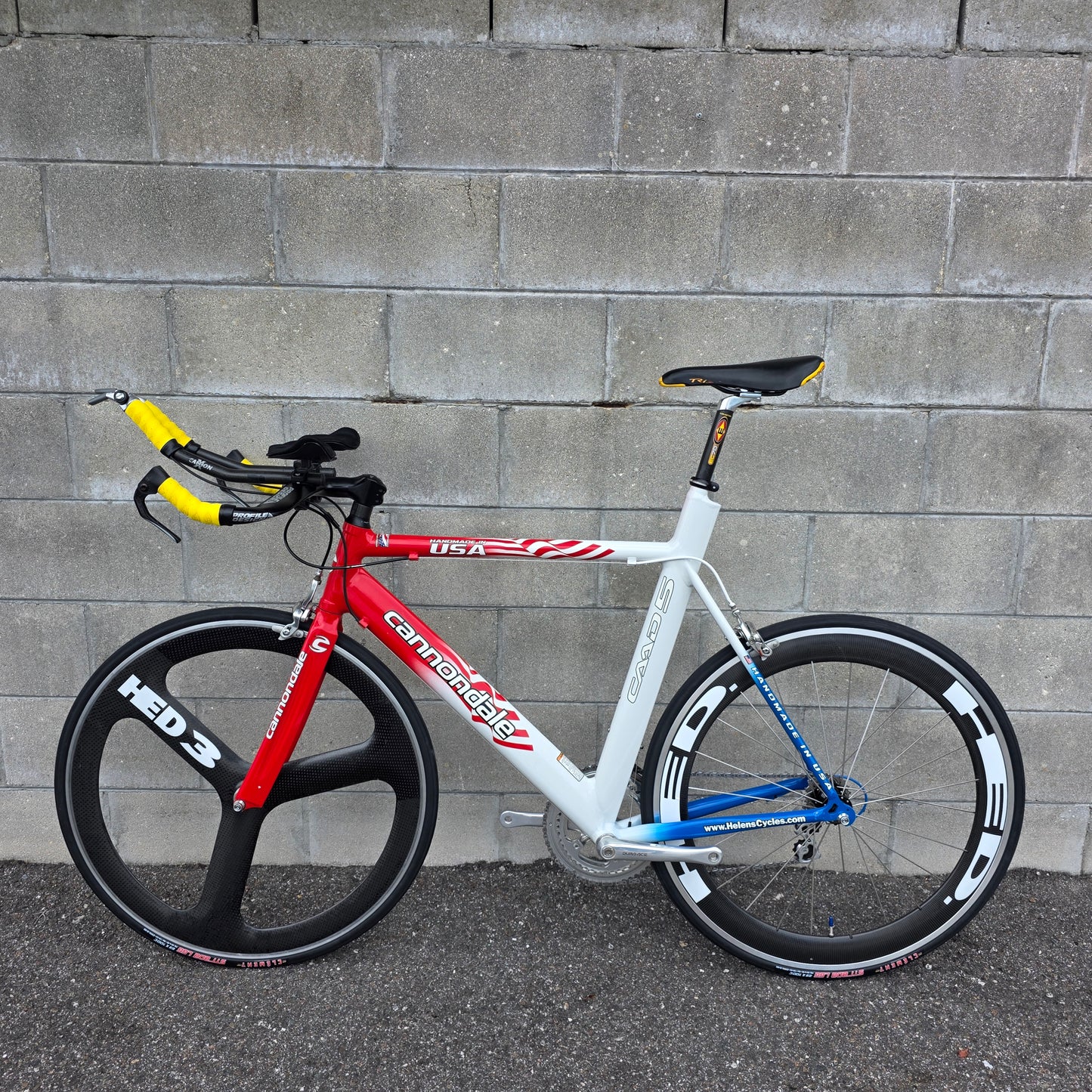 2002 Cannondale 9/11 Memorial Edition Ironman TT Tri Bike 58cm (Ultra Rare, 1 of 12)