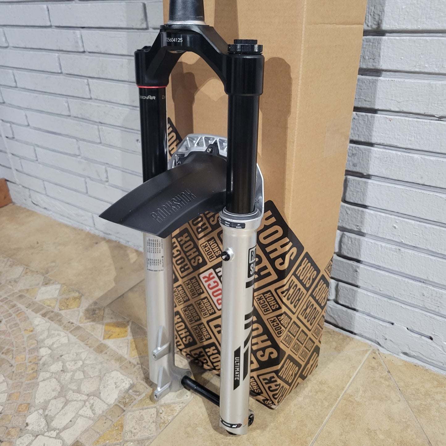 RockShox Pike Ultimate 130mm 29 Silver 6" steerer tube