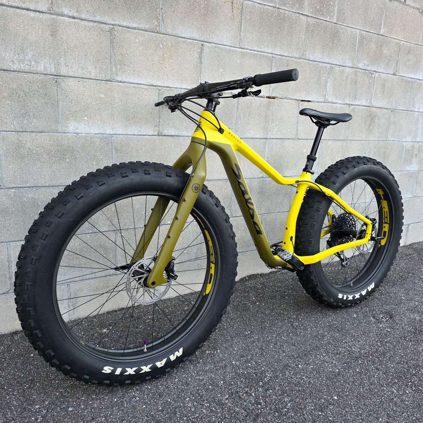 Salsa Mukluk XO1 Carbon FatBike (Small) HED Big Deal Carbon Wheelset