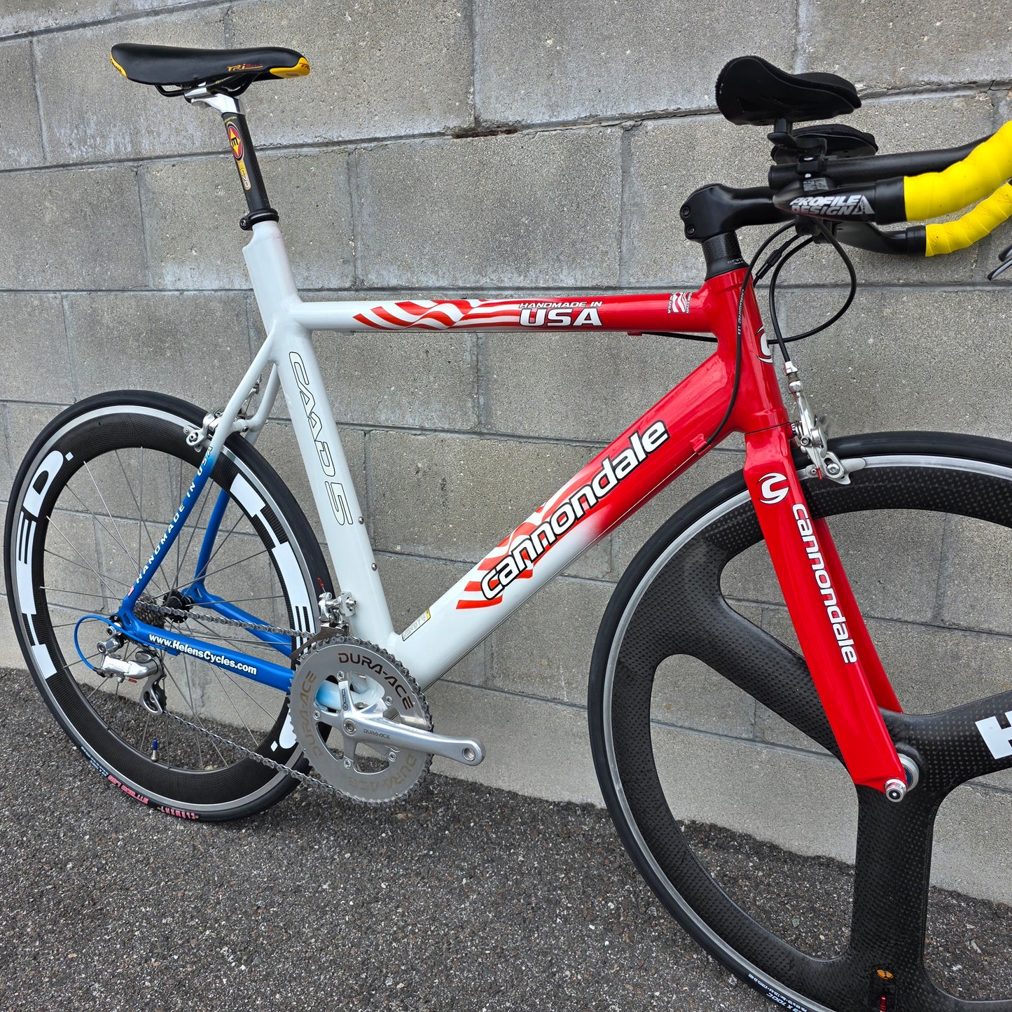 2002 Cannondale 9/11 Memorial Edition Ironman TT Tri Bike 58cm (Ultra Rare, 1 of 12)