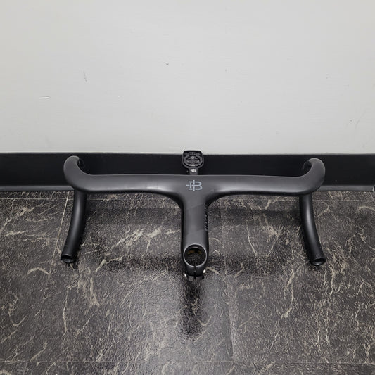 Black Inc Integrated Road Bar Stem 130mm 420mm Carbon