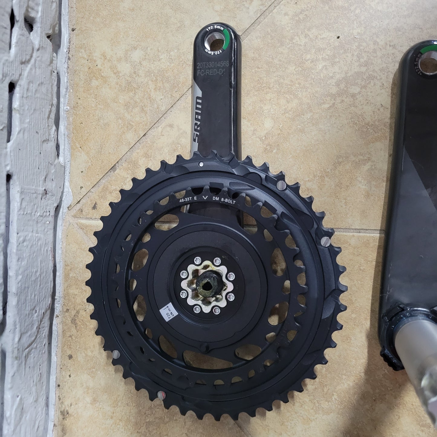 Sram RED AXS crankset 172.5 DUB