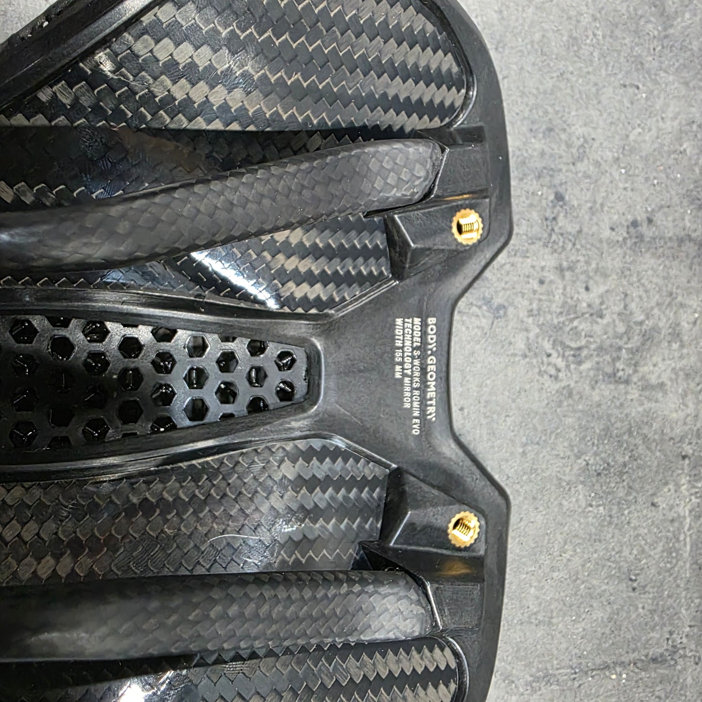 Specialized S-Works Romin EVO 155 Mirror Carbon Rail saddle