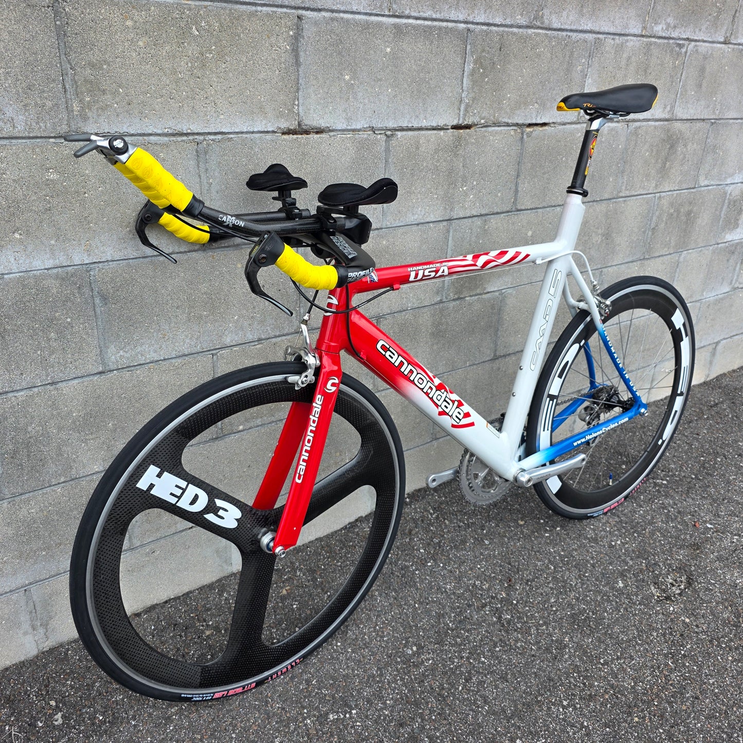 2002 Cannondale 9/11 Memorial Edition Ironman TT Tri Bike 58cm (Ultra Rare, 1 of 12)