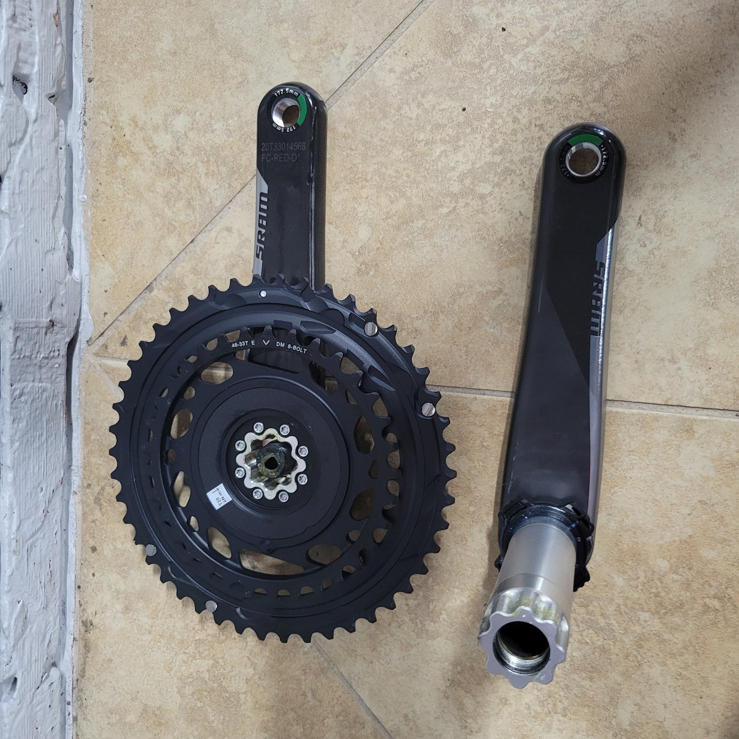 Sram RED AXS crankset 172.5 DUB