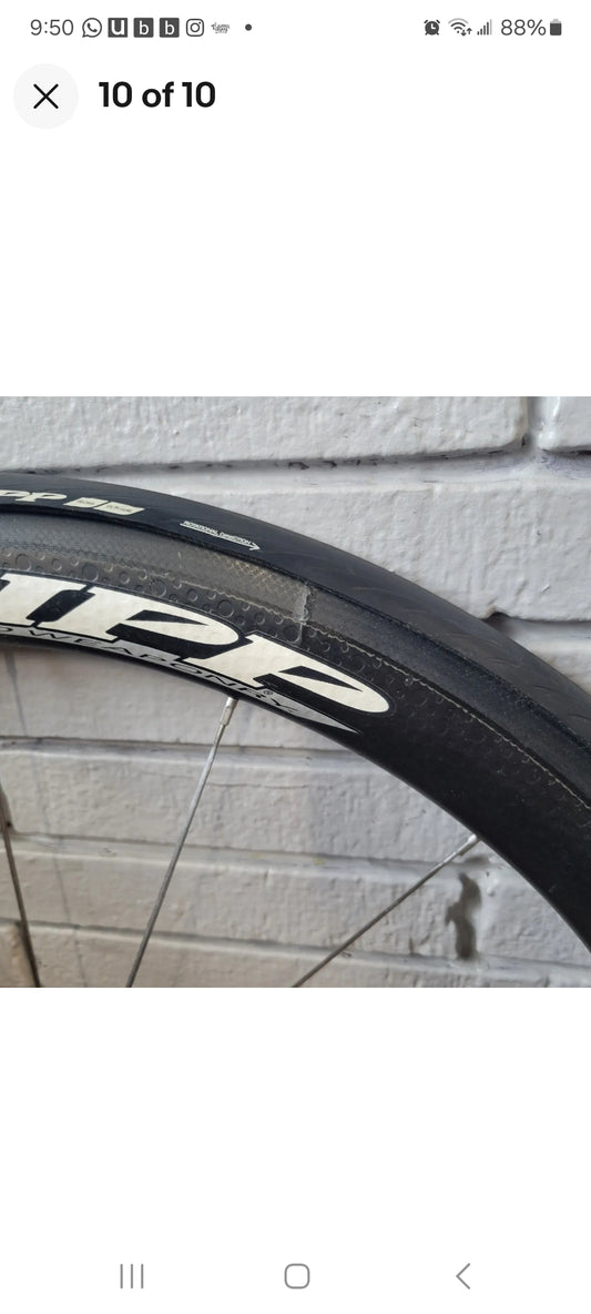 Zipp 303 wheelset damaged