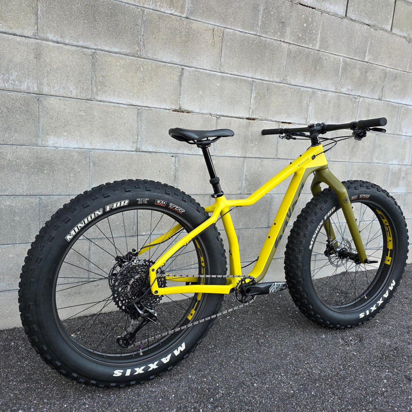 Salsa Mukluk XO1 Carbon FatBike (Small) HED Big Deal Carbon Wheelset