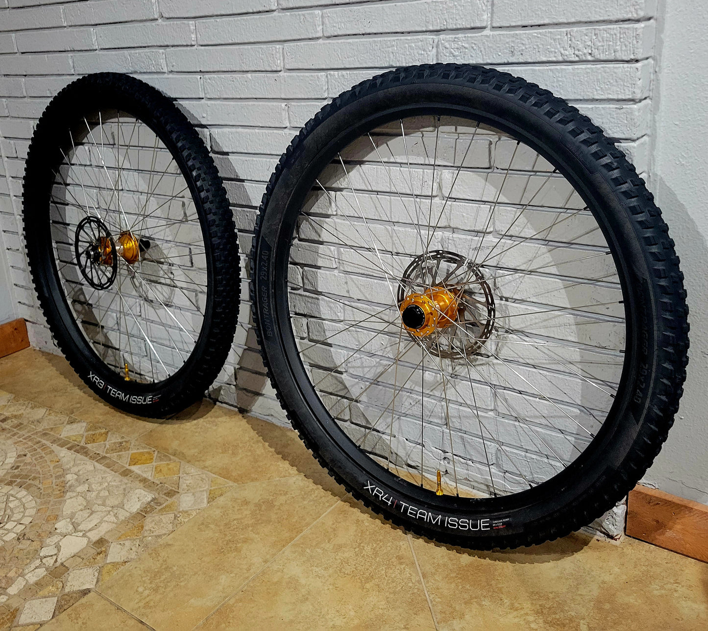 Dt Swiss 391 29 wheels w/Project 321 Gold hubs Boost