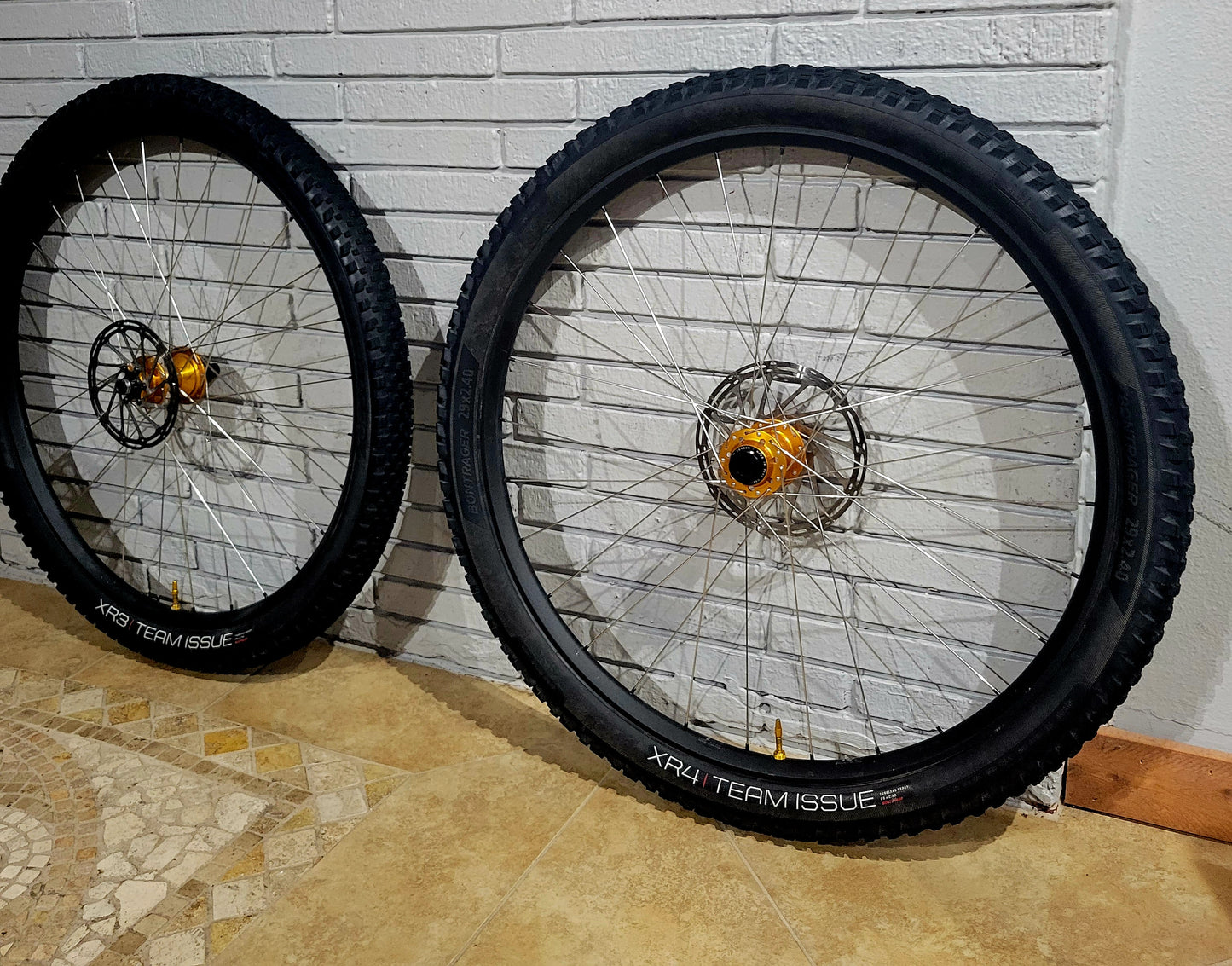 Dt Swiss 391 29 wheels w/Project 321 Gold hubs Boost