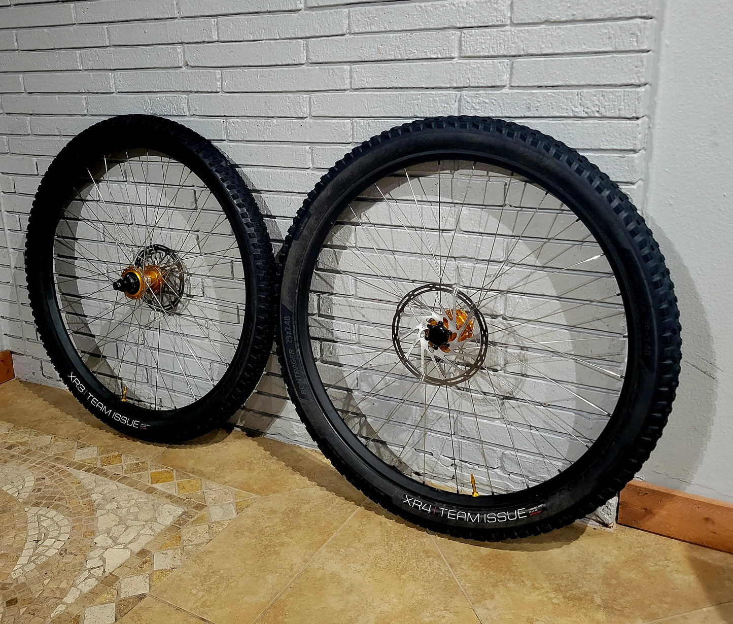 Dt Swiss 391 29 wheels w/Project 321 Gold hubs Boost