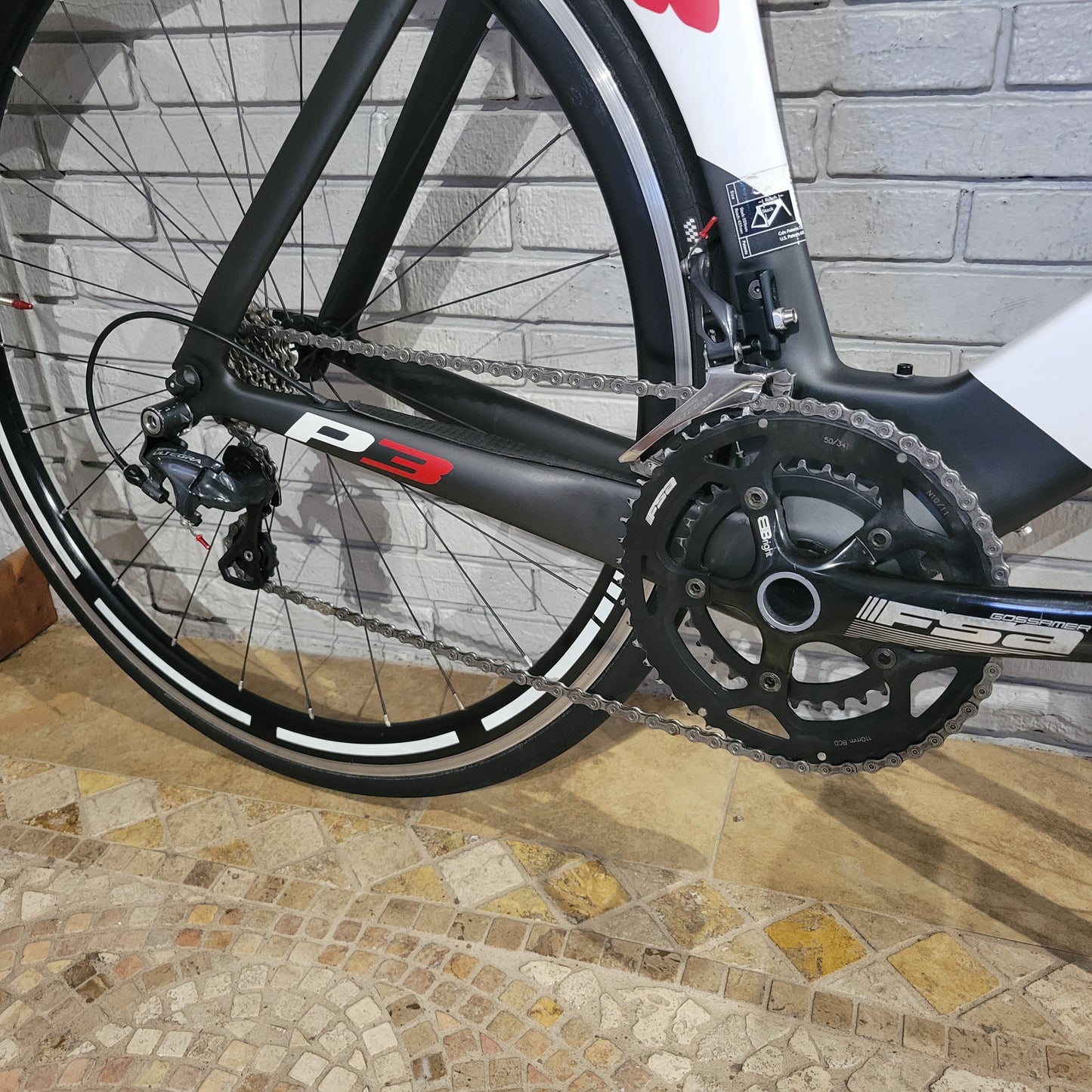 Cervelo P3 Carbon Tri TT Road Bkke (58cm)