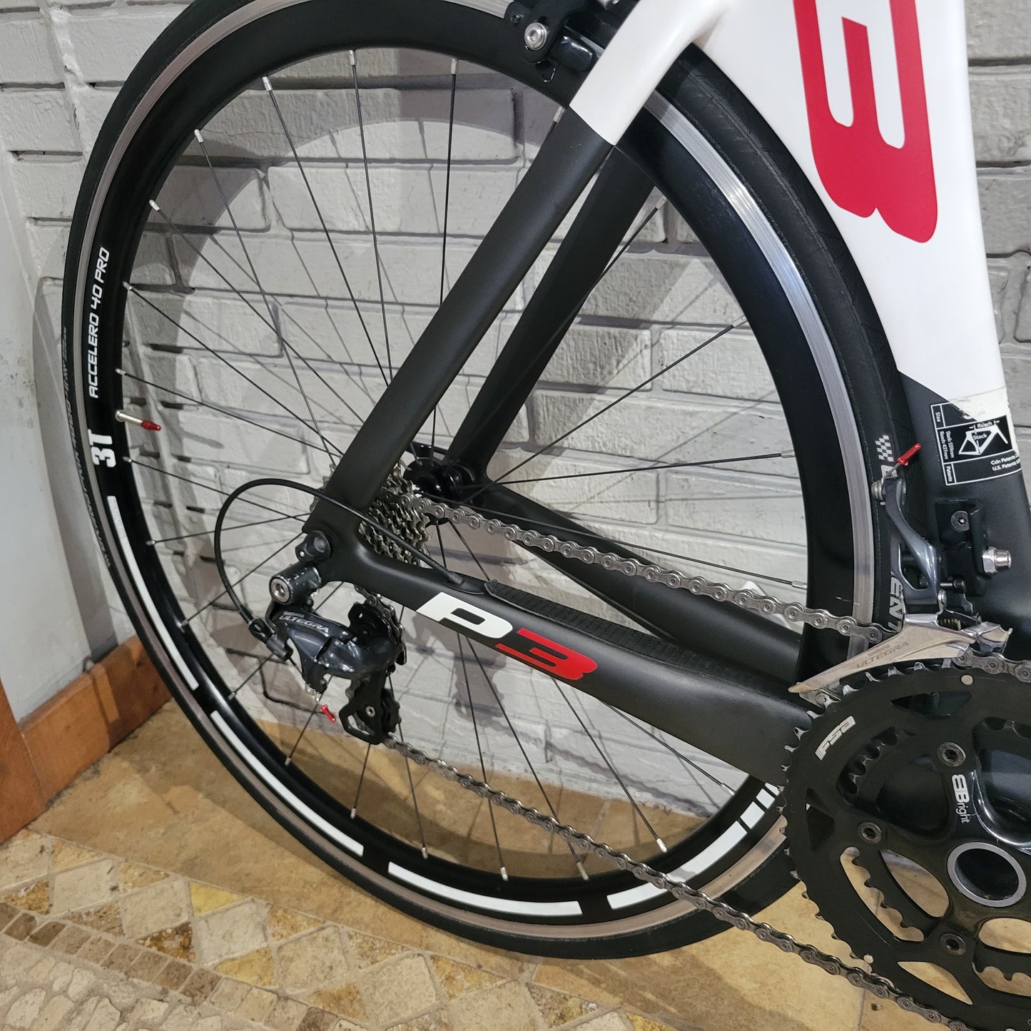 Cervelo P3 Carbon Tri TT Road Bkke (58cm)