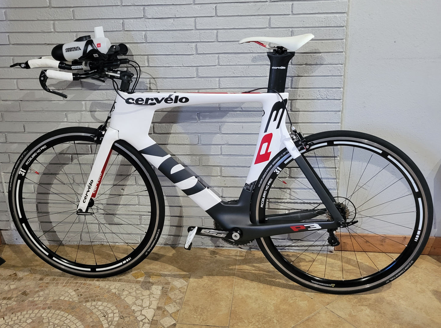 Cervelo P3 Carbon Tri TT Road Bkke (58cm)