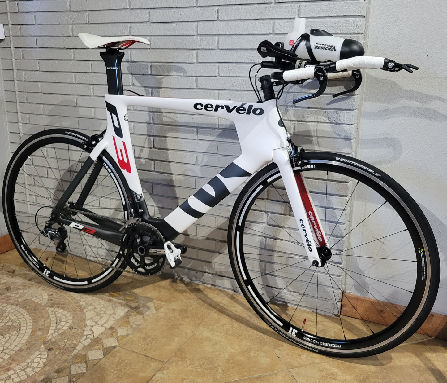 Cervelo P3 Carbon Tri TT Road Bkke (58cm)