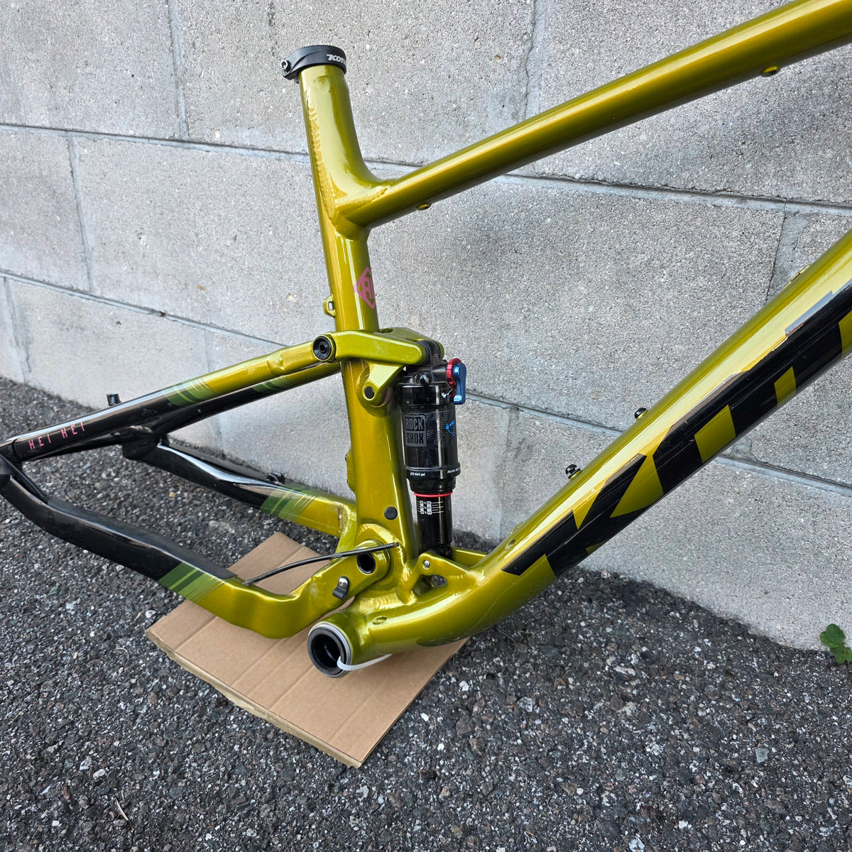 2022 Kona Hei Hei AL Frameset w/ RockShox Fork (Size Large)