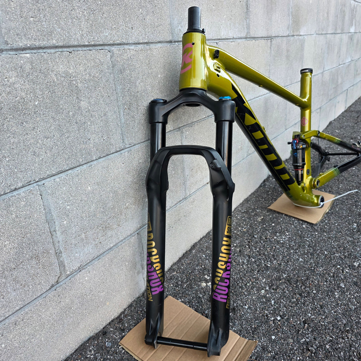 2022 Kona Hei Hei AL Frameset w/ RockShox Fork (Size Large)