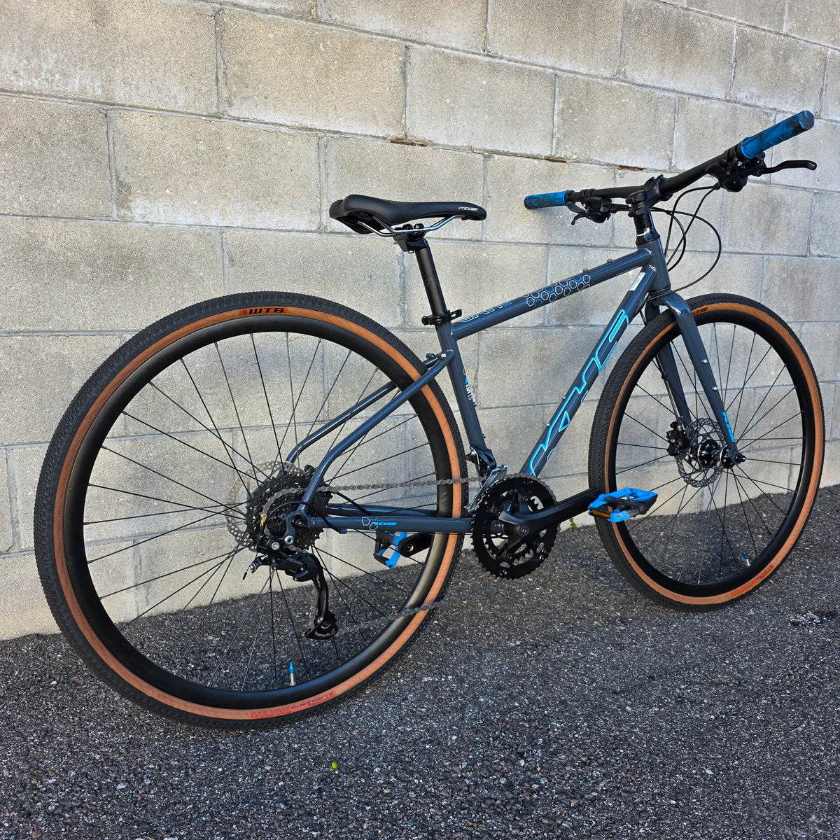 KHS Grit 55 (XS Extra Small) Steel Flat Bar Gravel Bike