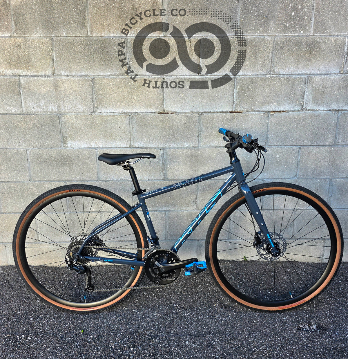 KHS Grit 55 (XS Extra Small) Steel Flat Bar Gravel Bike