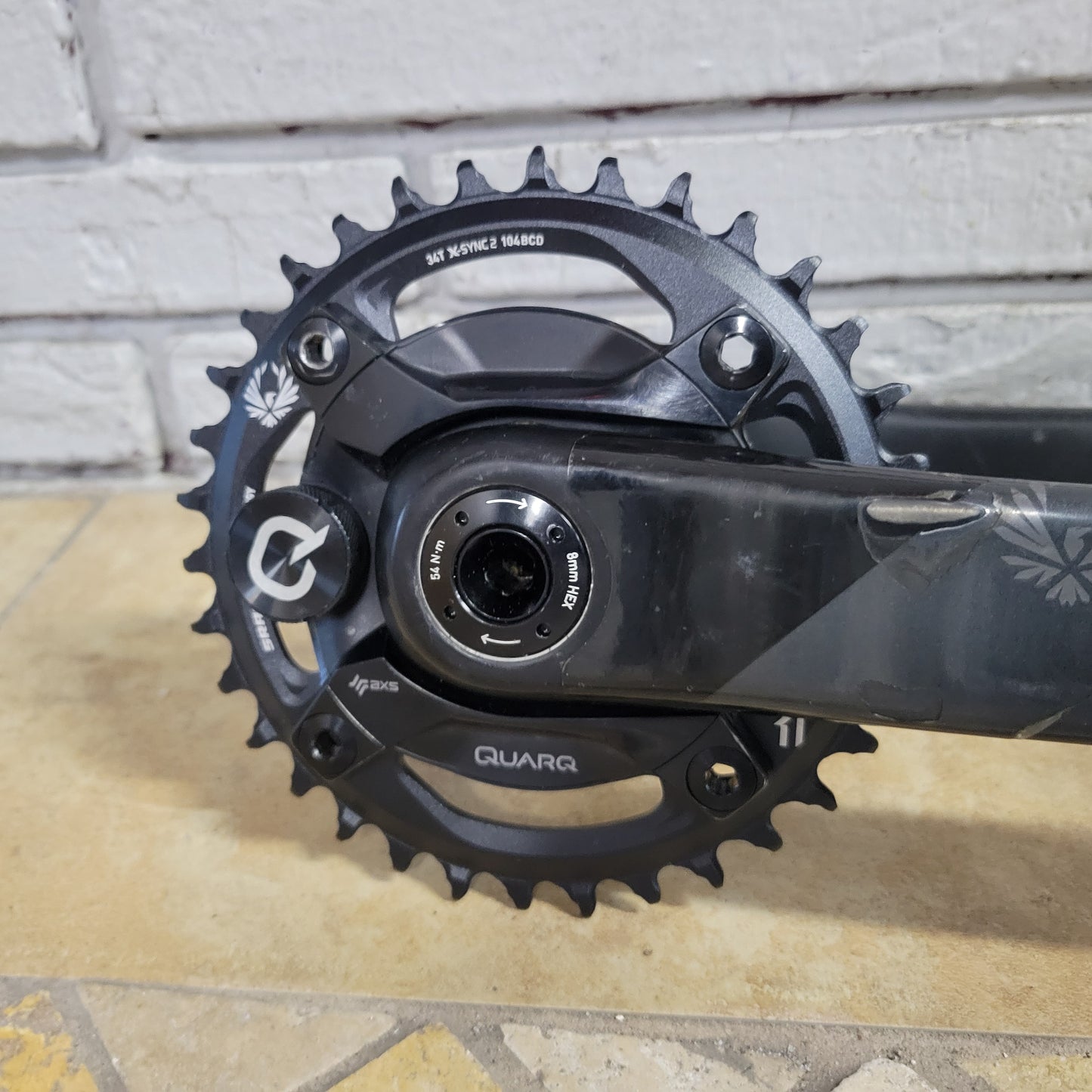 Sram xx1 Quarq Powermeter Carbon crankset Dub Boost 175mm 34t