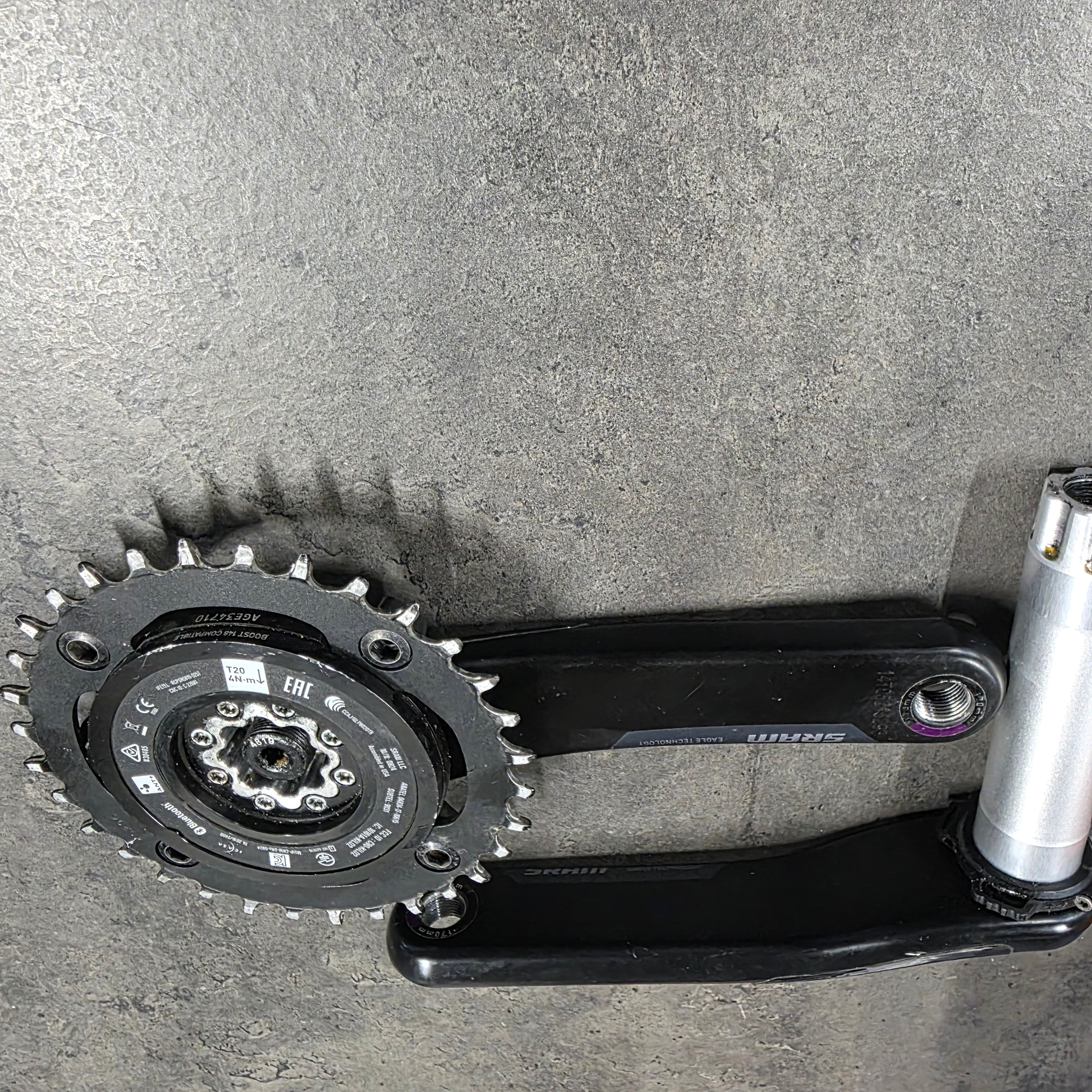 SRAM XX1 QUARQ Powermeter Crankset 32t 170mm 8 bolt AXS – South