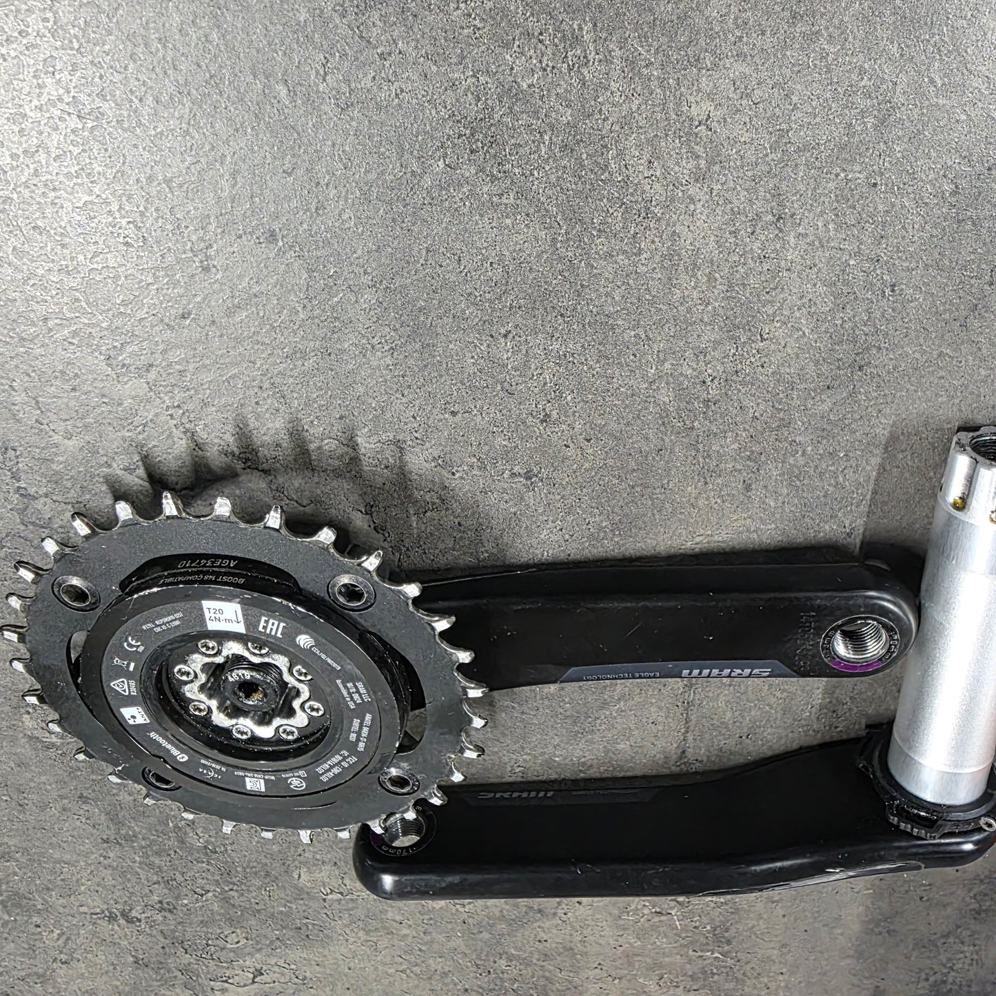 SRAM XX1 QUARQ Powermeter Crankset 32t 170mm 8 bolt AXS