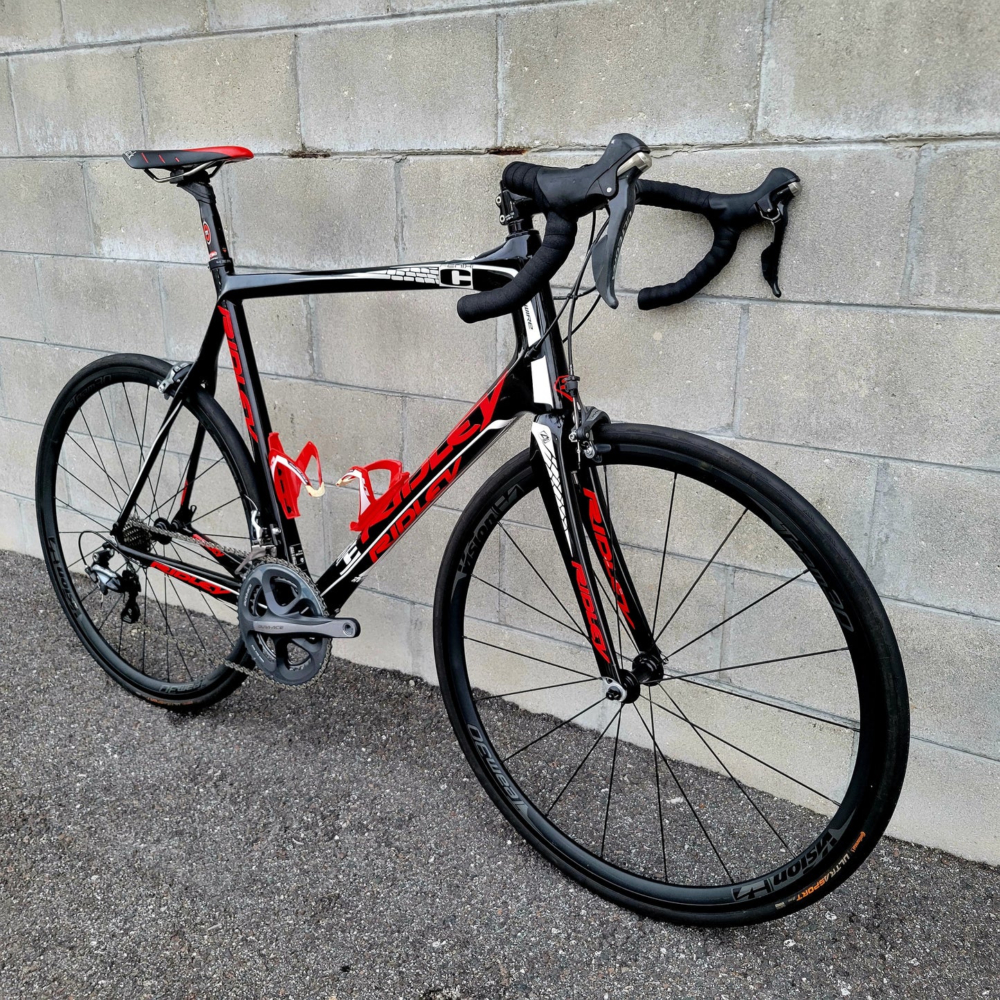 Ridley Fenix C Team (58cm) Carbon Road Bike Dura-Ace/Ultegra +Helmet