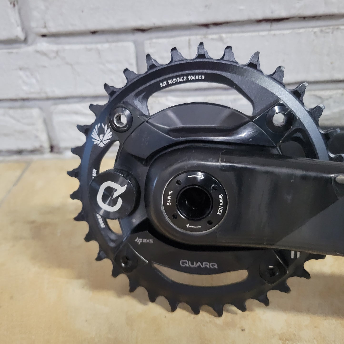 Sram xx1 Quarq Powermeter Carbon crankset Dub Boost 175mm 34t