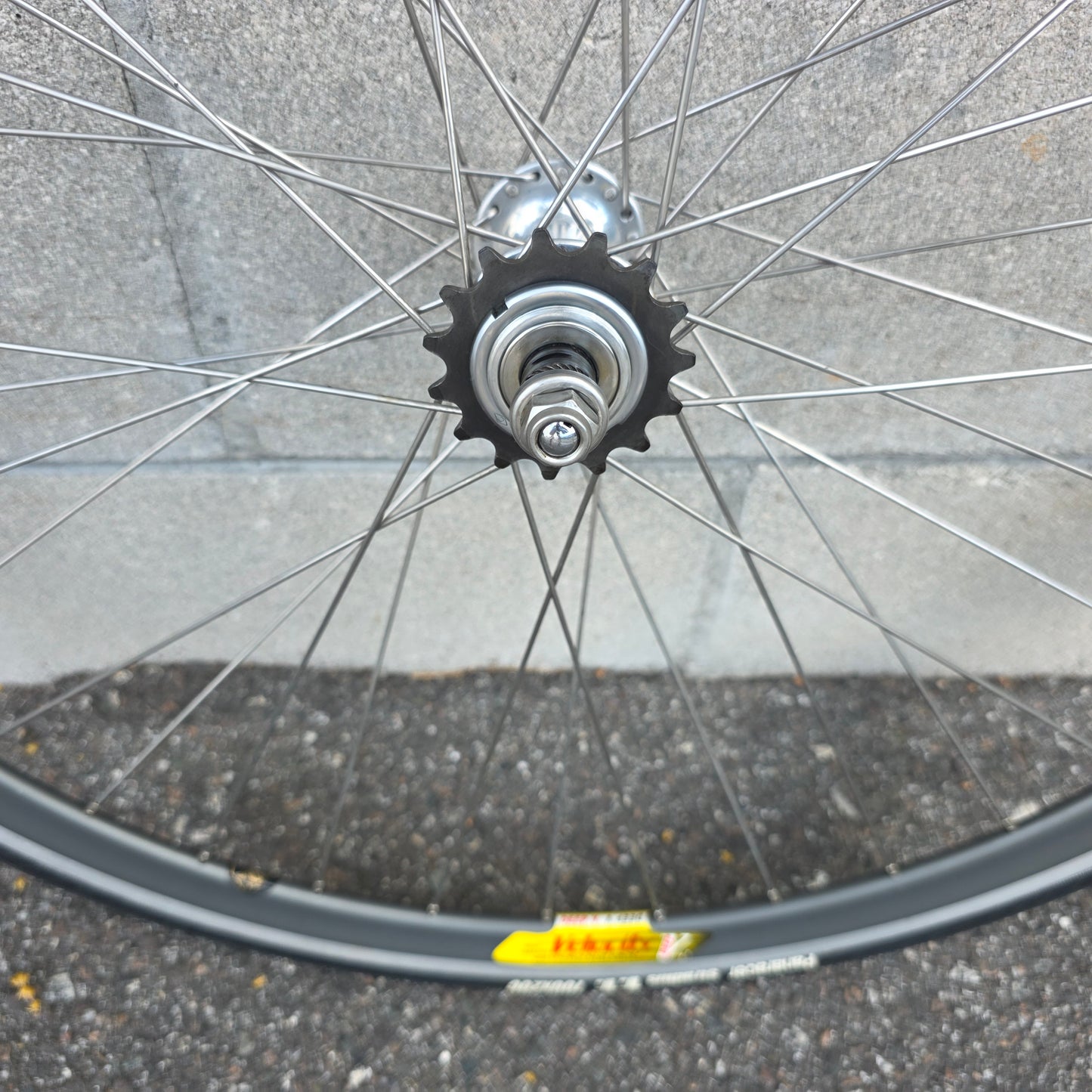 Velocity Deep V Campagnolo Track Fixed Single Speed Wheelset