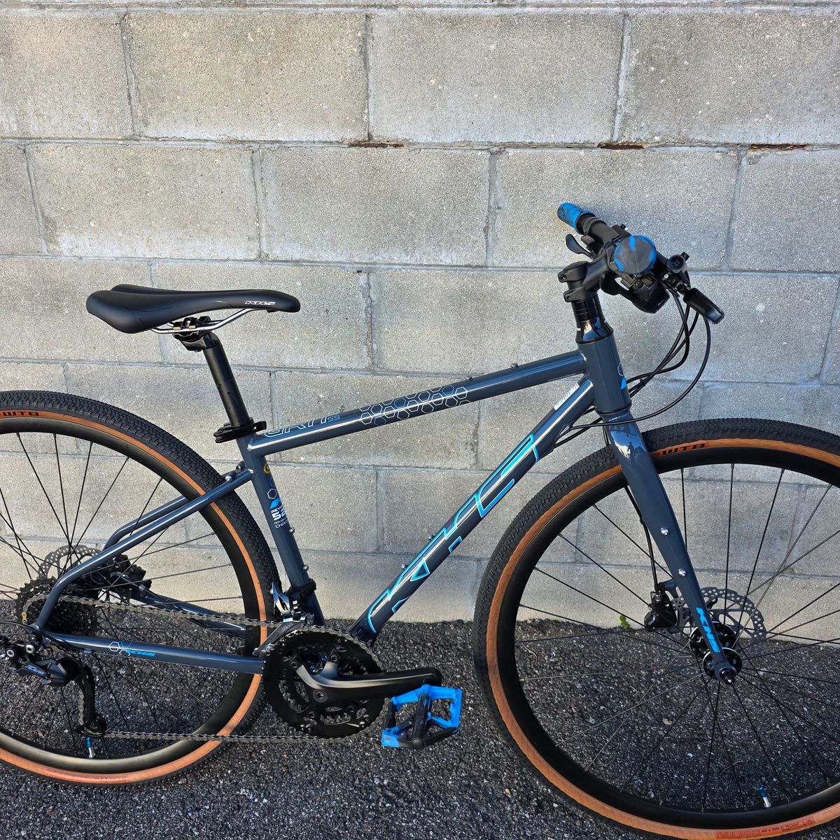 KHS Grit 55 (XS Extra Small) Steel Flat Bar Gravel Bike