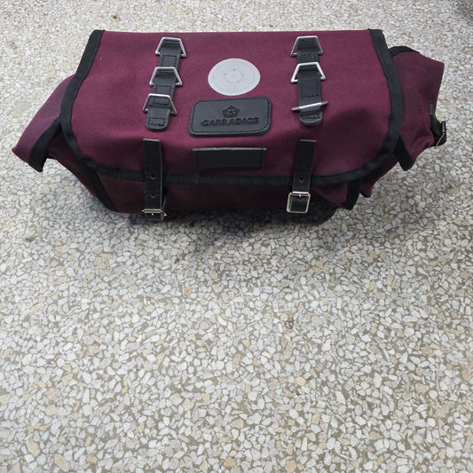 Carradice Saddle Bag. Burgandy.
