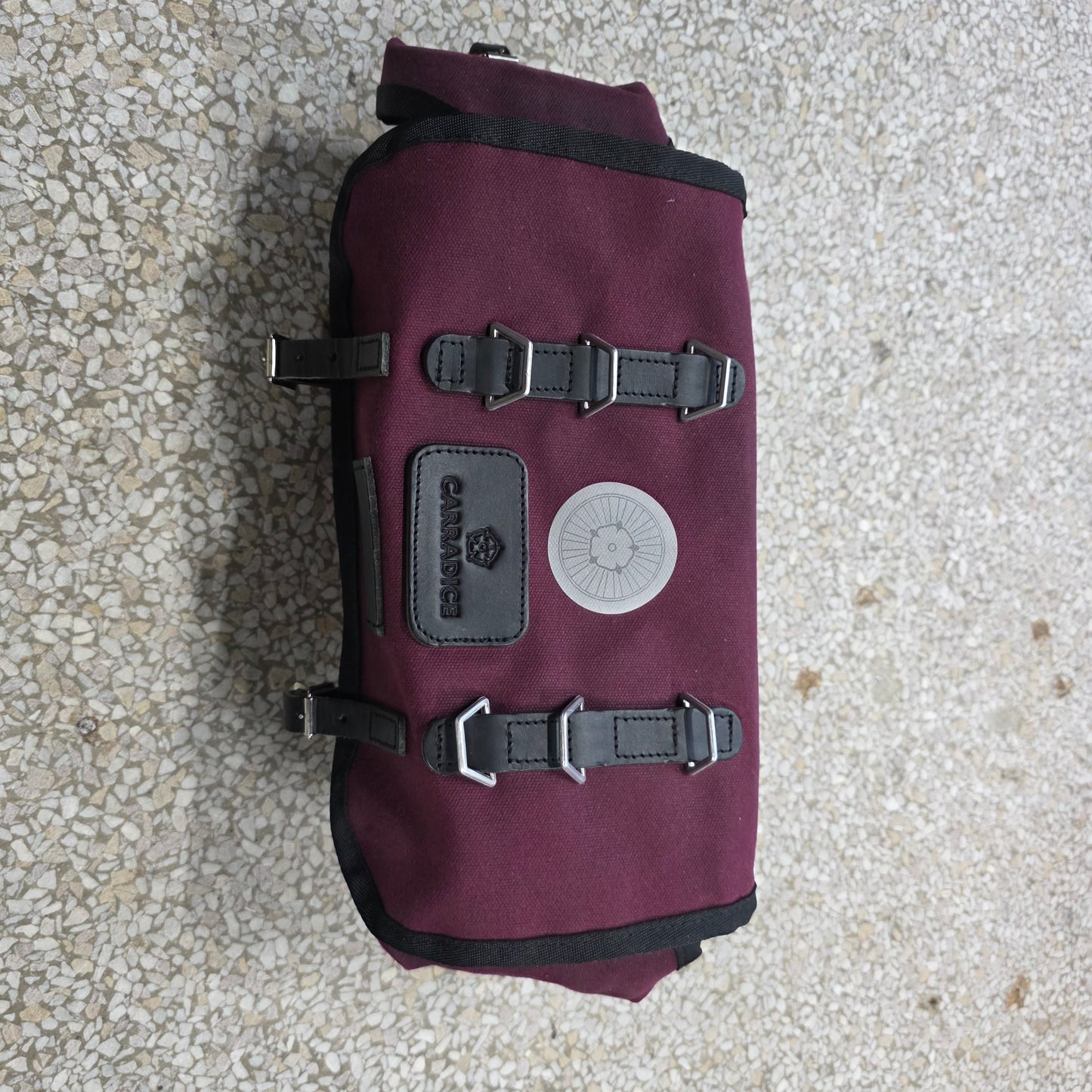 Carradice Saddle Bag. Burgandy.