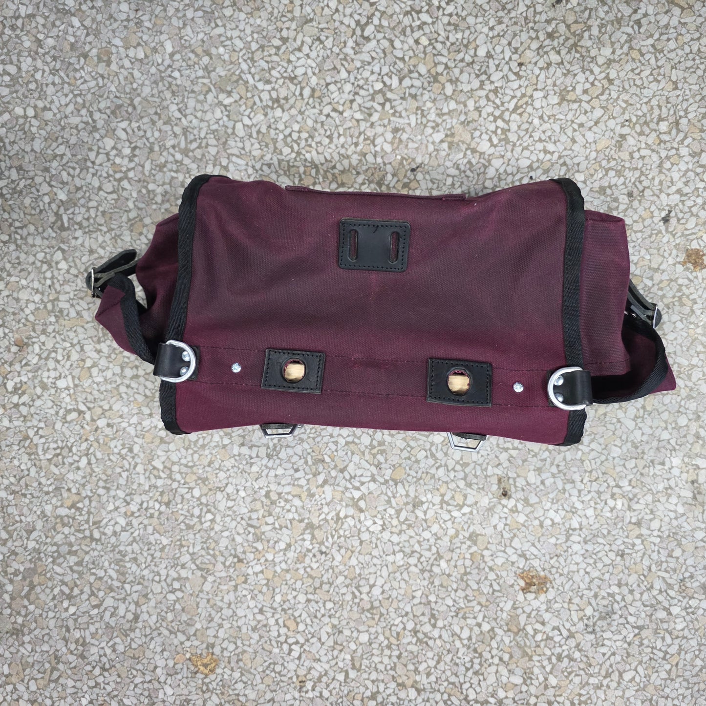 Carradice Saddle Bag. Burgandy.