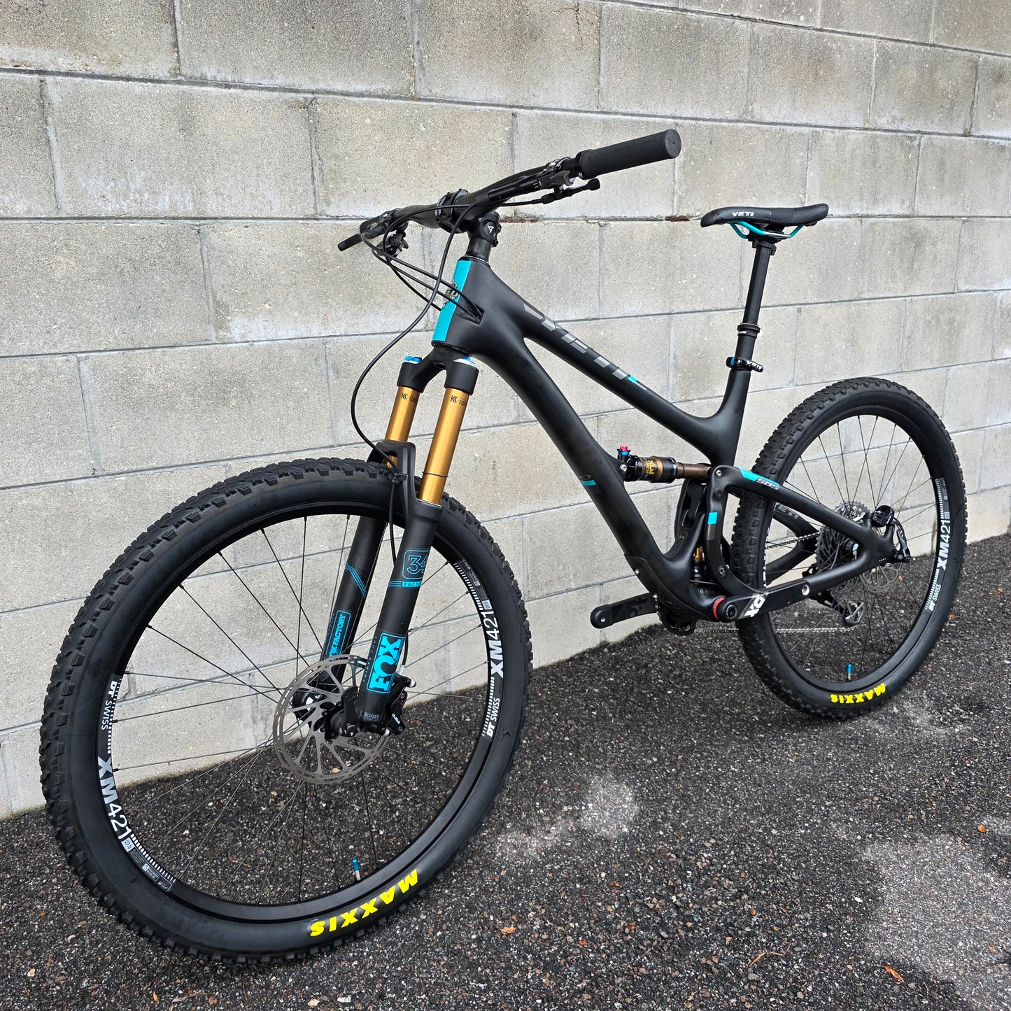 Yeti SB5 Turq 27.5 Carbon (Size Medium) SRAM XO, FOX Factory