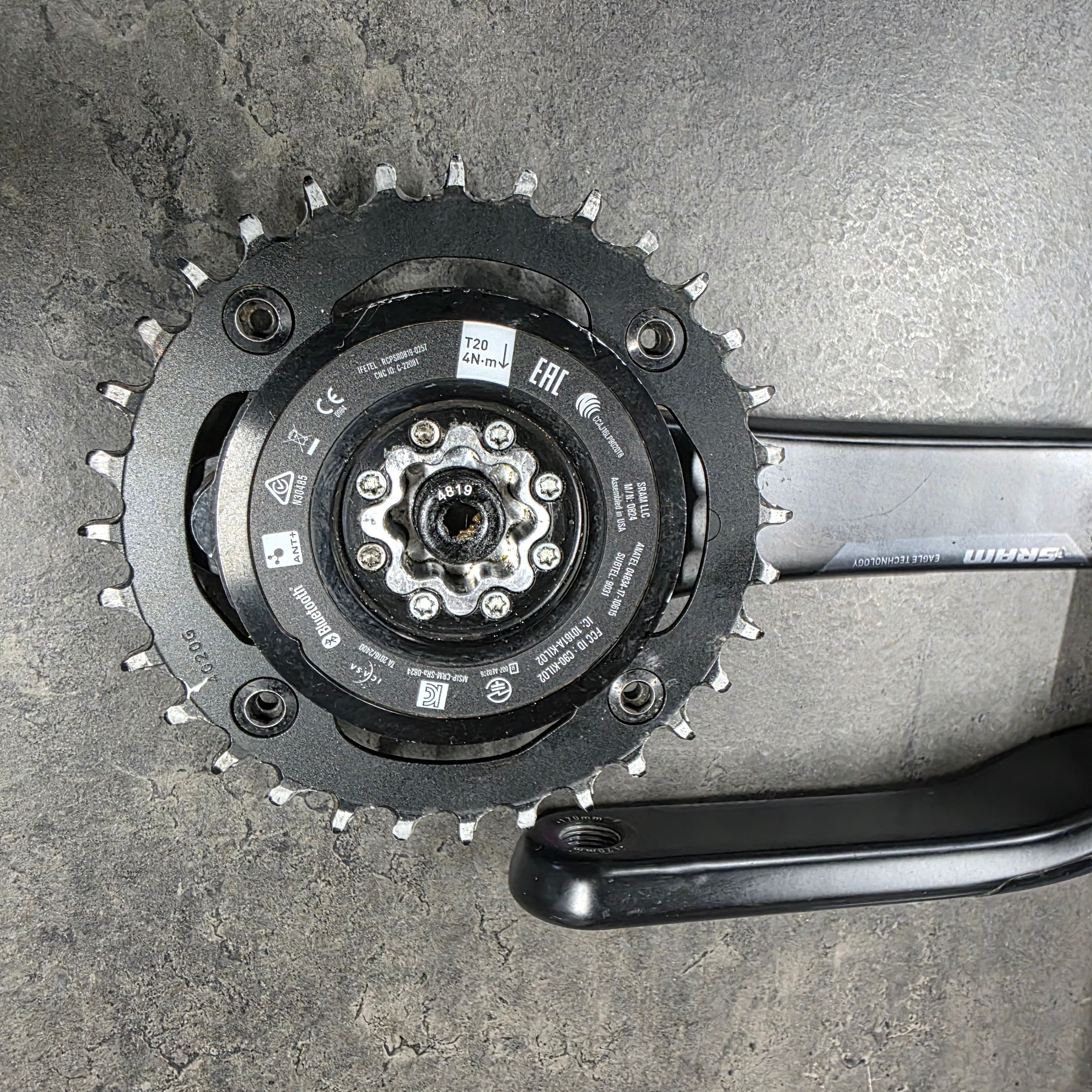 SRAM XX1 QUARQ Powermeter Crankset 32t 170mm 8 bolt AXS – South