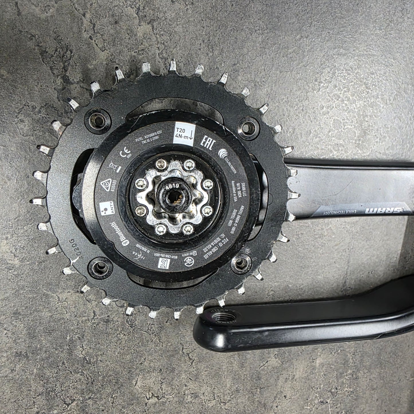 SRAM XX1 QUARQ Powermeter Crankset 32t 170mm 8 bolt AXS