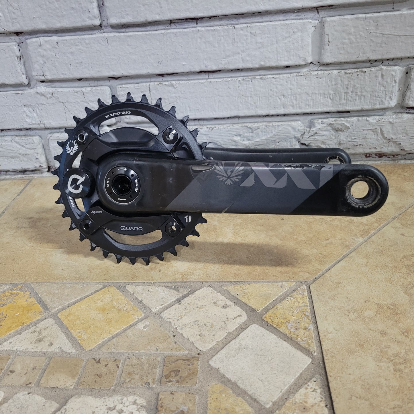 Sram xx1 Quarq Powermeter Carbon crankset Dub Boost 175mm 34t