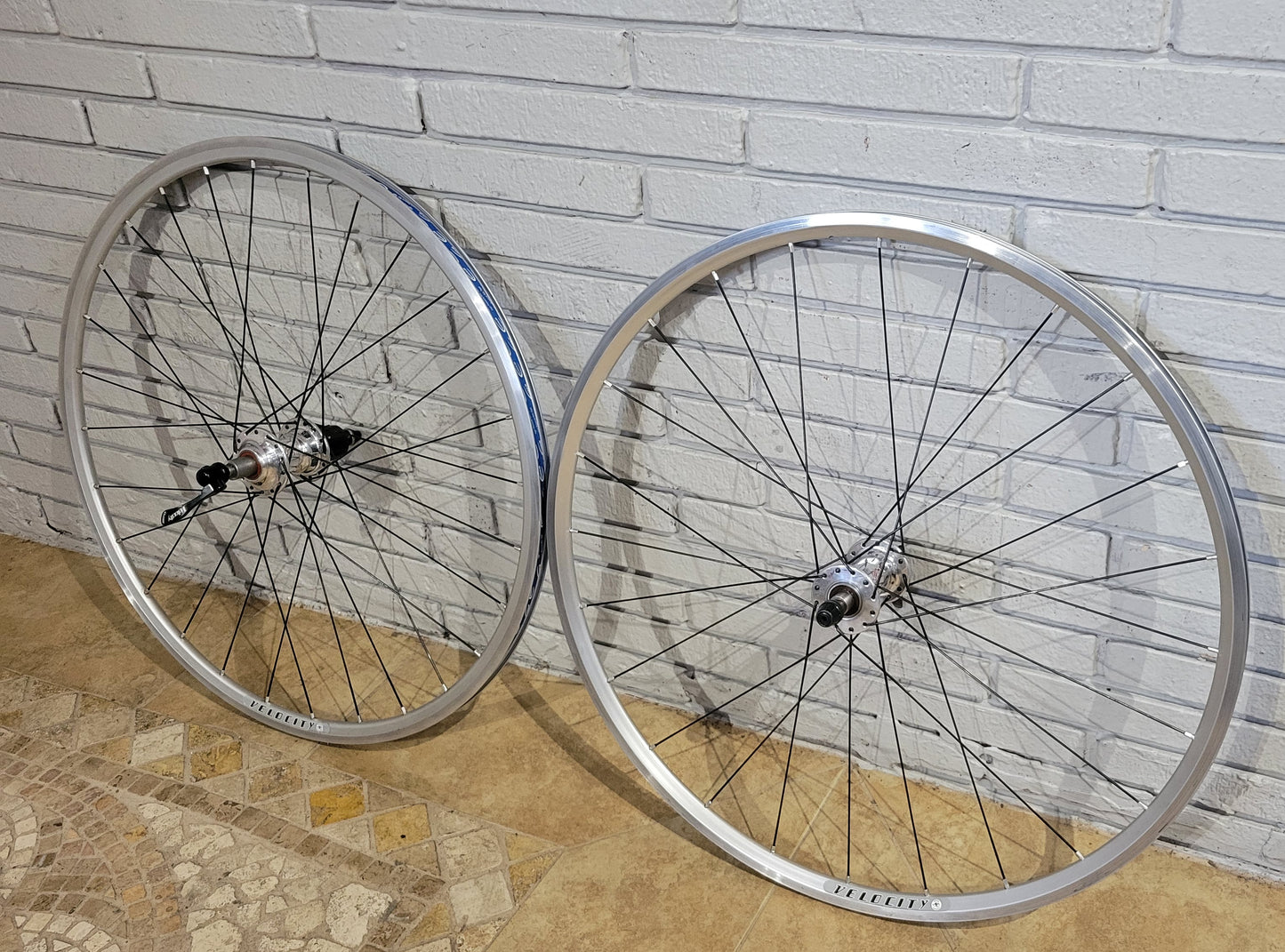 Phil Wood/ Velocity 650c wheelset 135r, 100f spacing