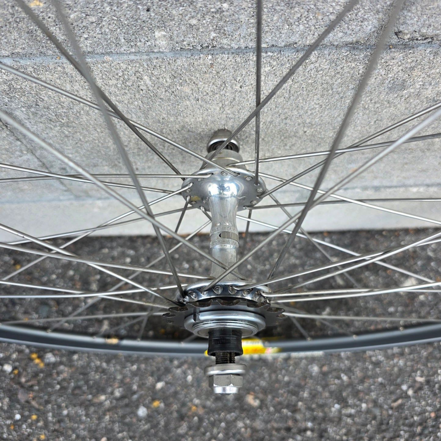 Velocity Deep V Campagnolo Track Fixed Single Speed Wheelset