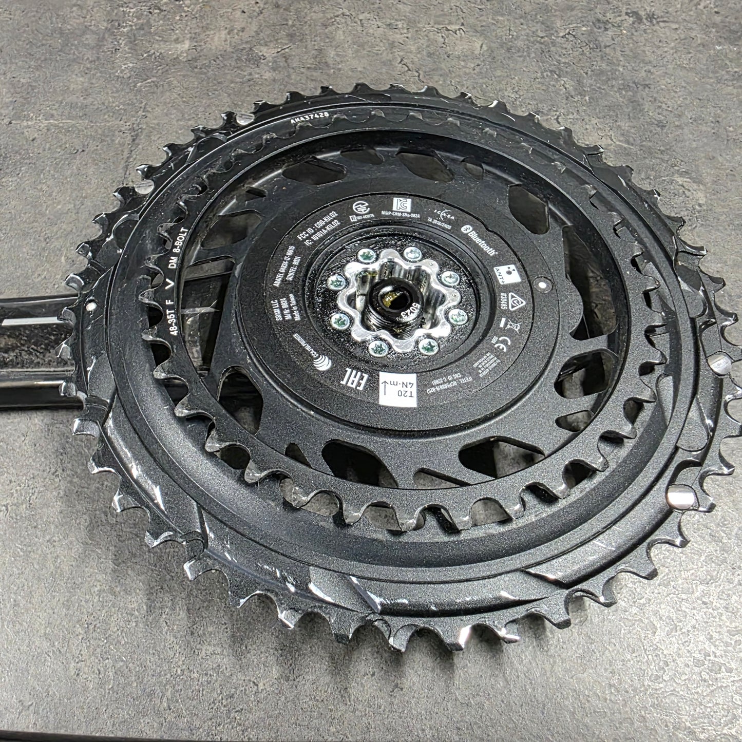 SRAM RED E1 Quarq Powermeter crankset 175mm DUB 48/35