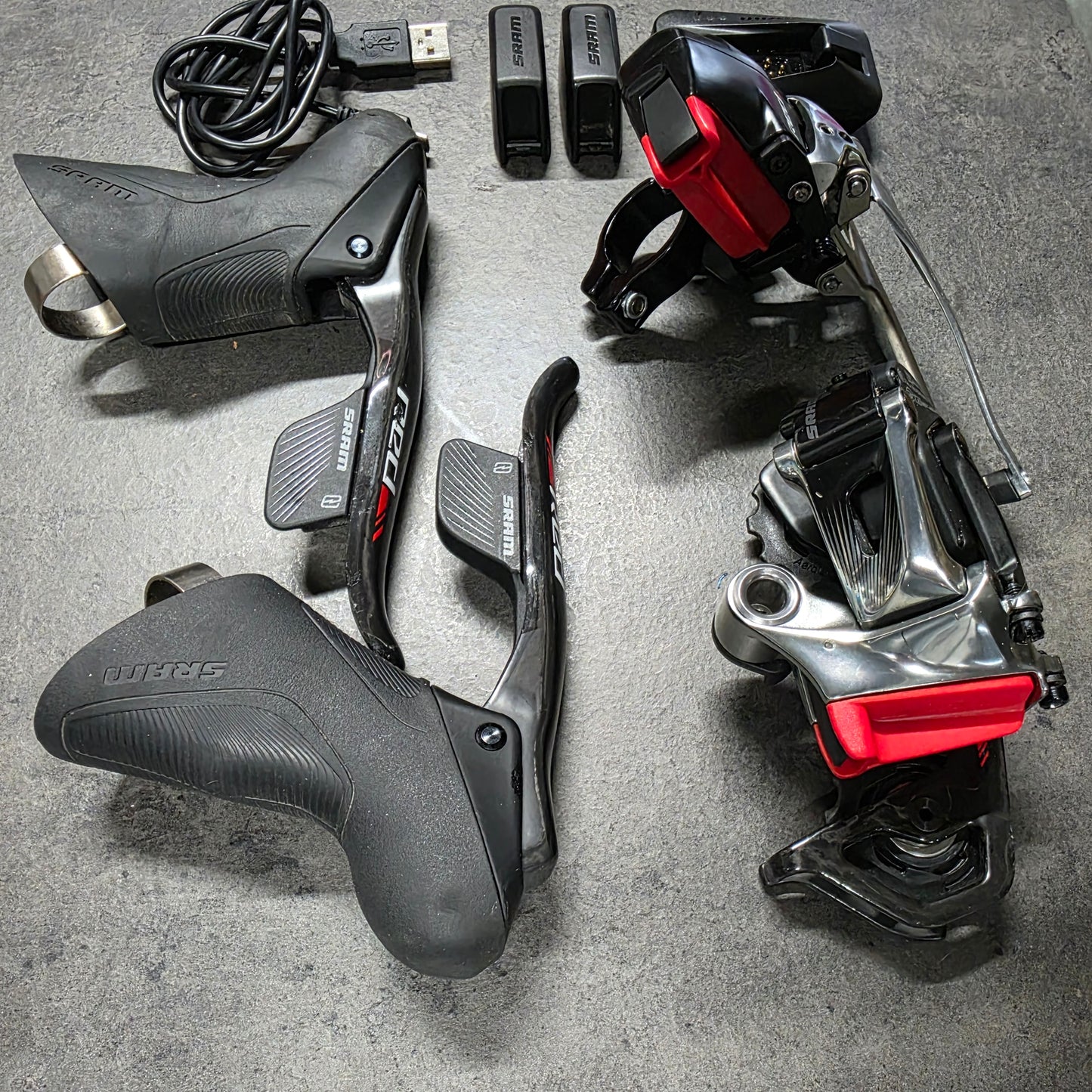 SRAM Red Etap AXS Electronic Wireless 11 Speed Groupset Rim Brake