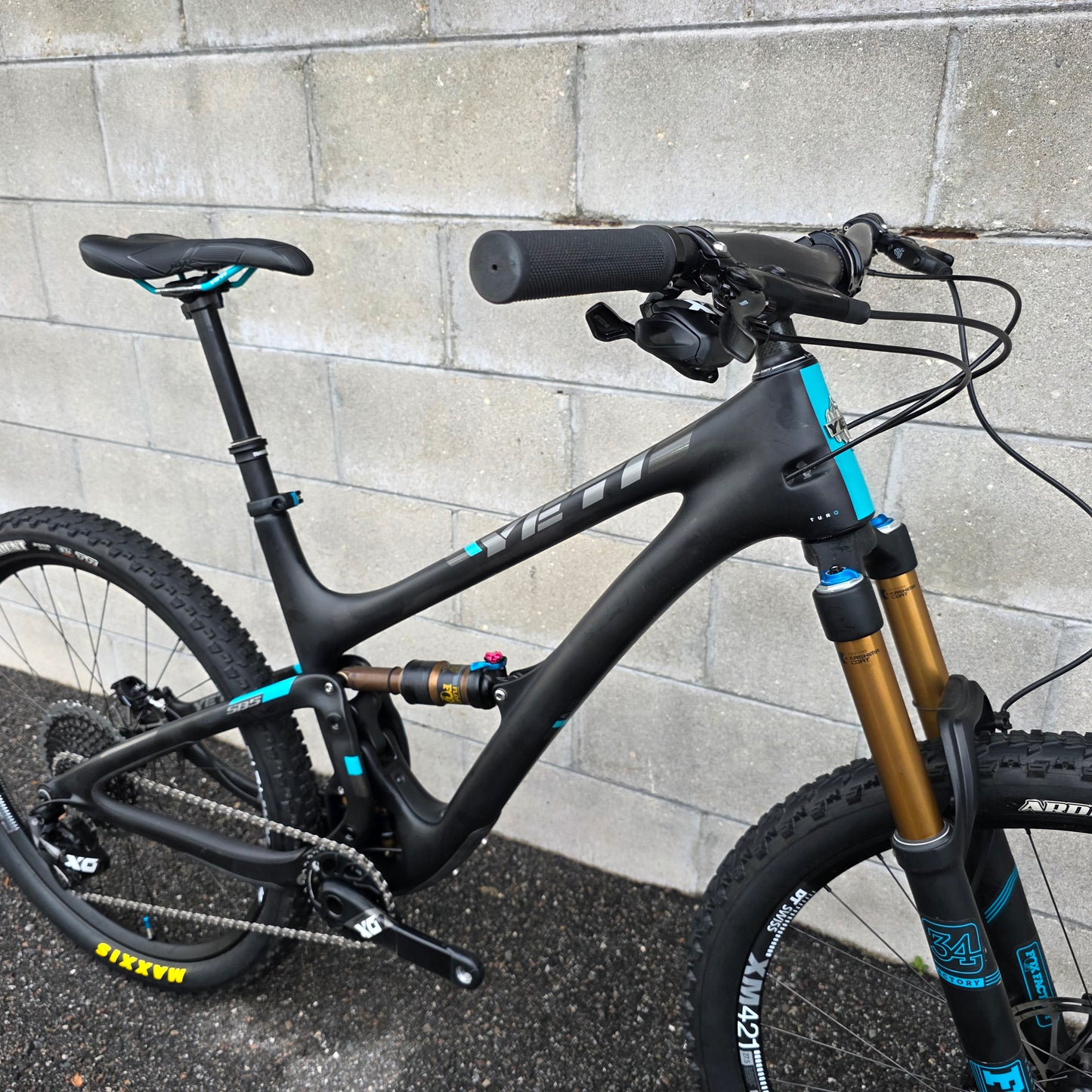 Yeti SB5 Turq 27.5 Carbon (Size Medium) SRAM XO, FOX Factory